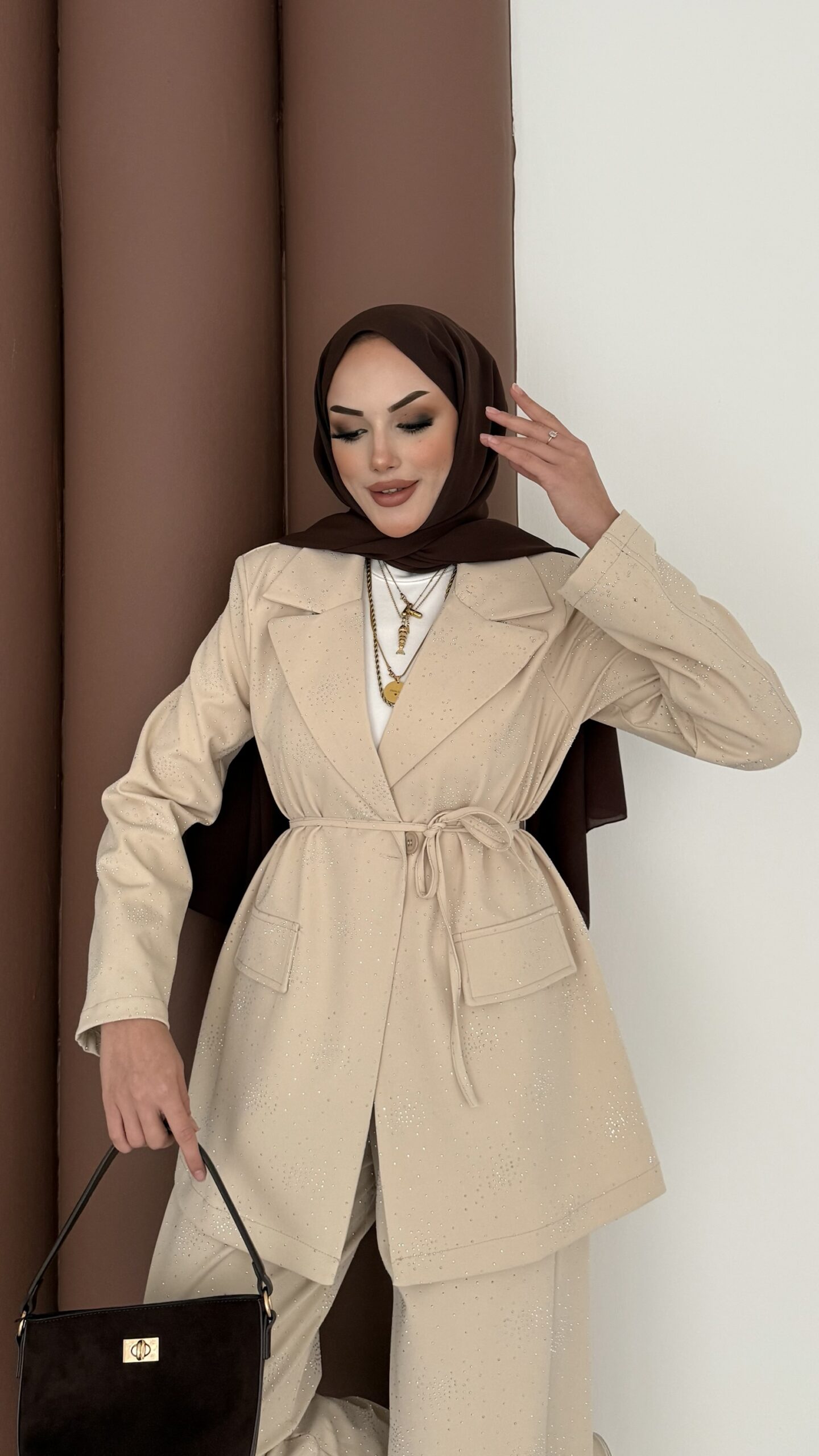 Chanell Business Taşlı İkili Takım |  