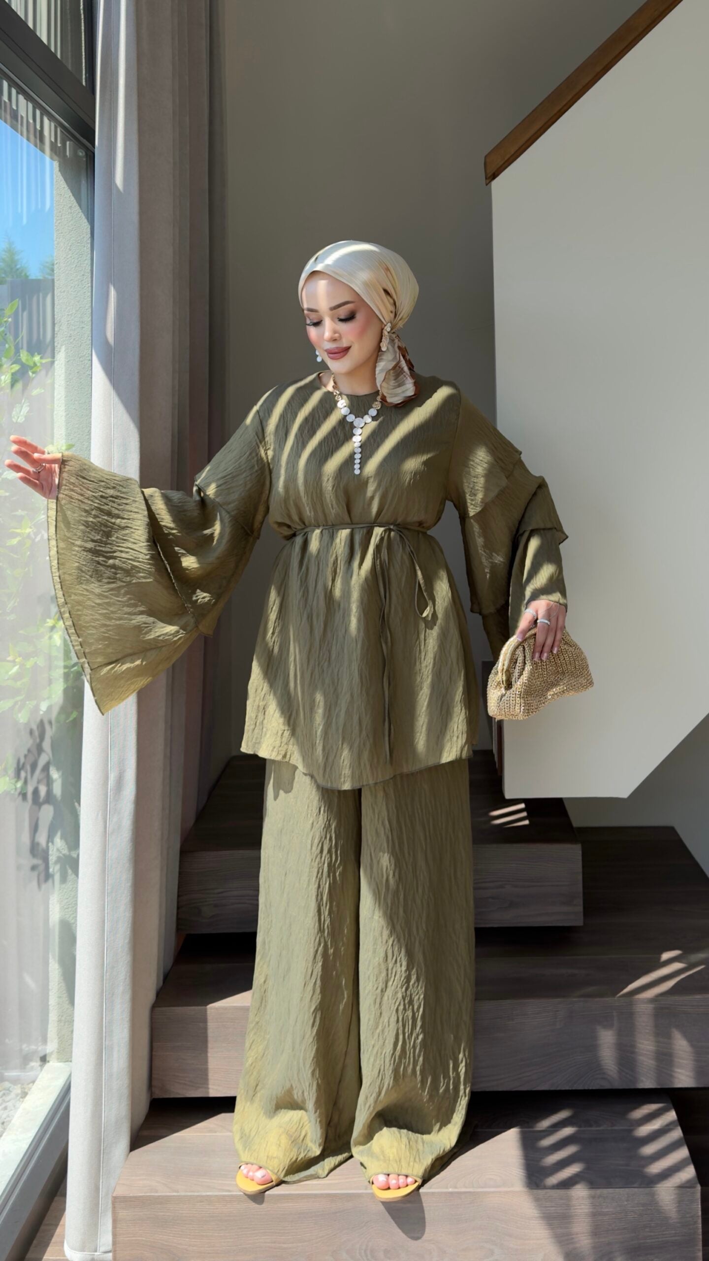 Blush Aura Volanlı İkili Takım |  