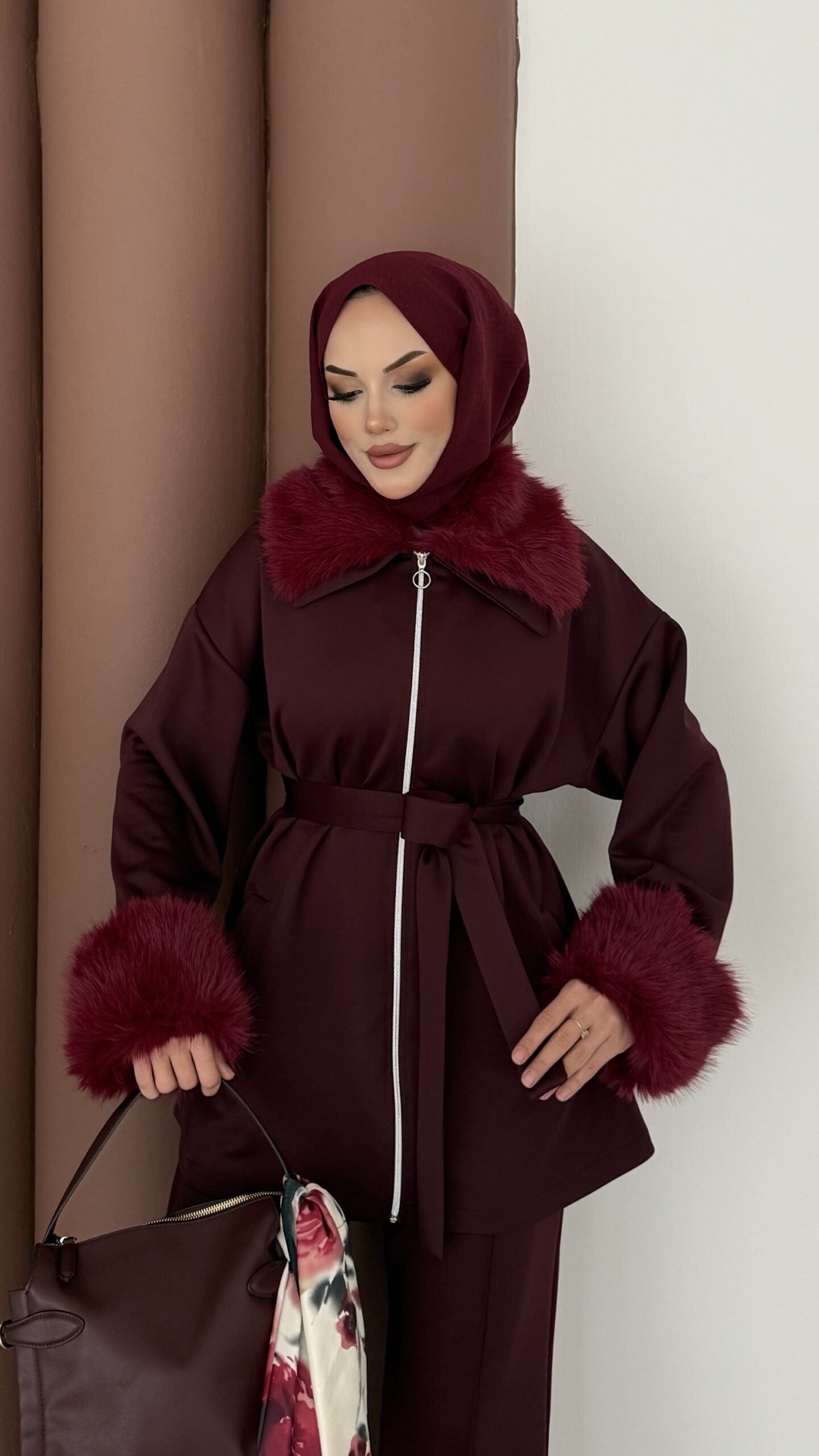Luxury Kürklü Scuba İkli Takım |  