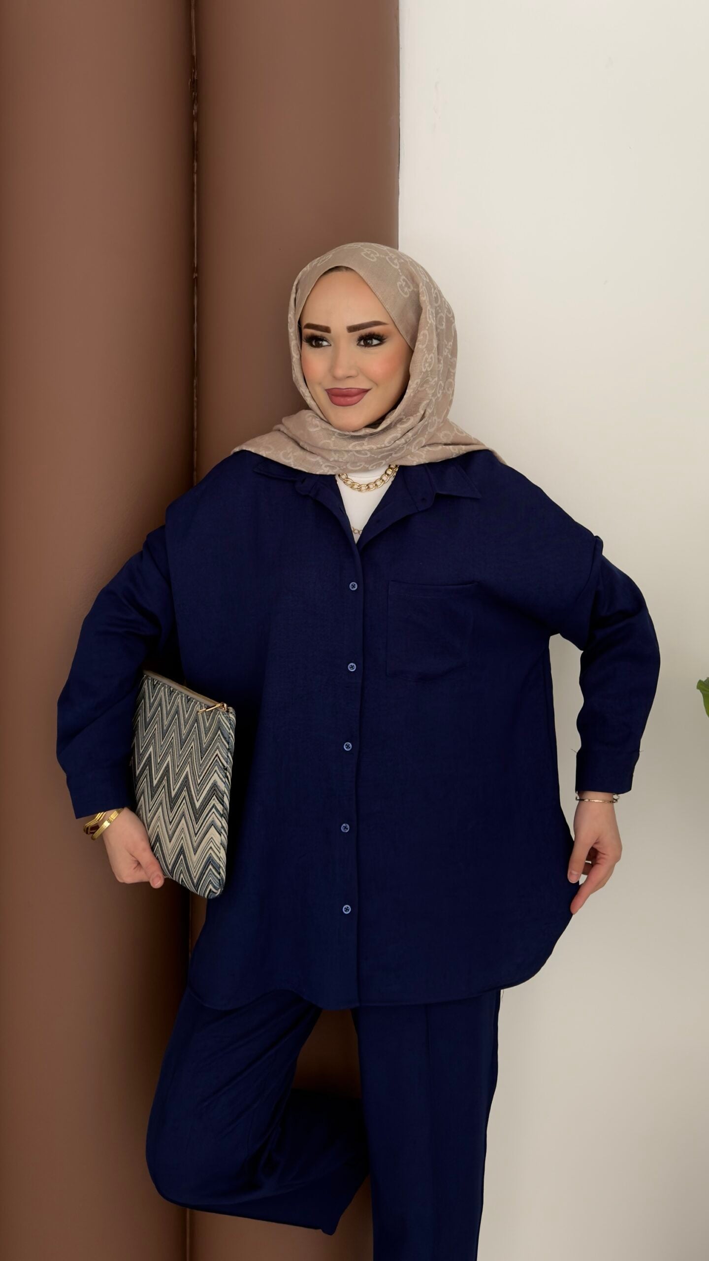 Baggy Keten İkili Takım |  