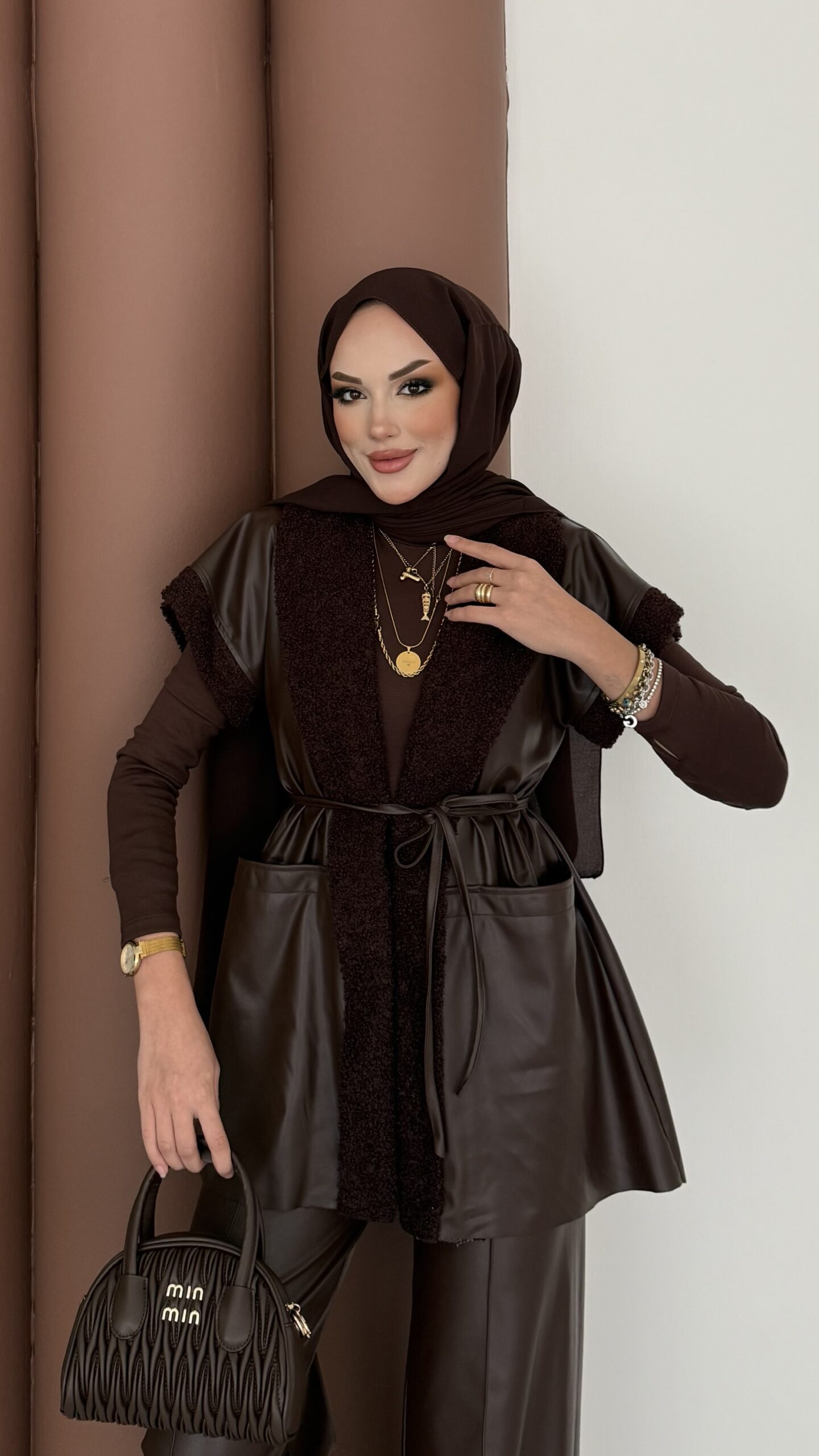 Harmony Premium Peluş Deri İkili Takım |  