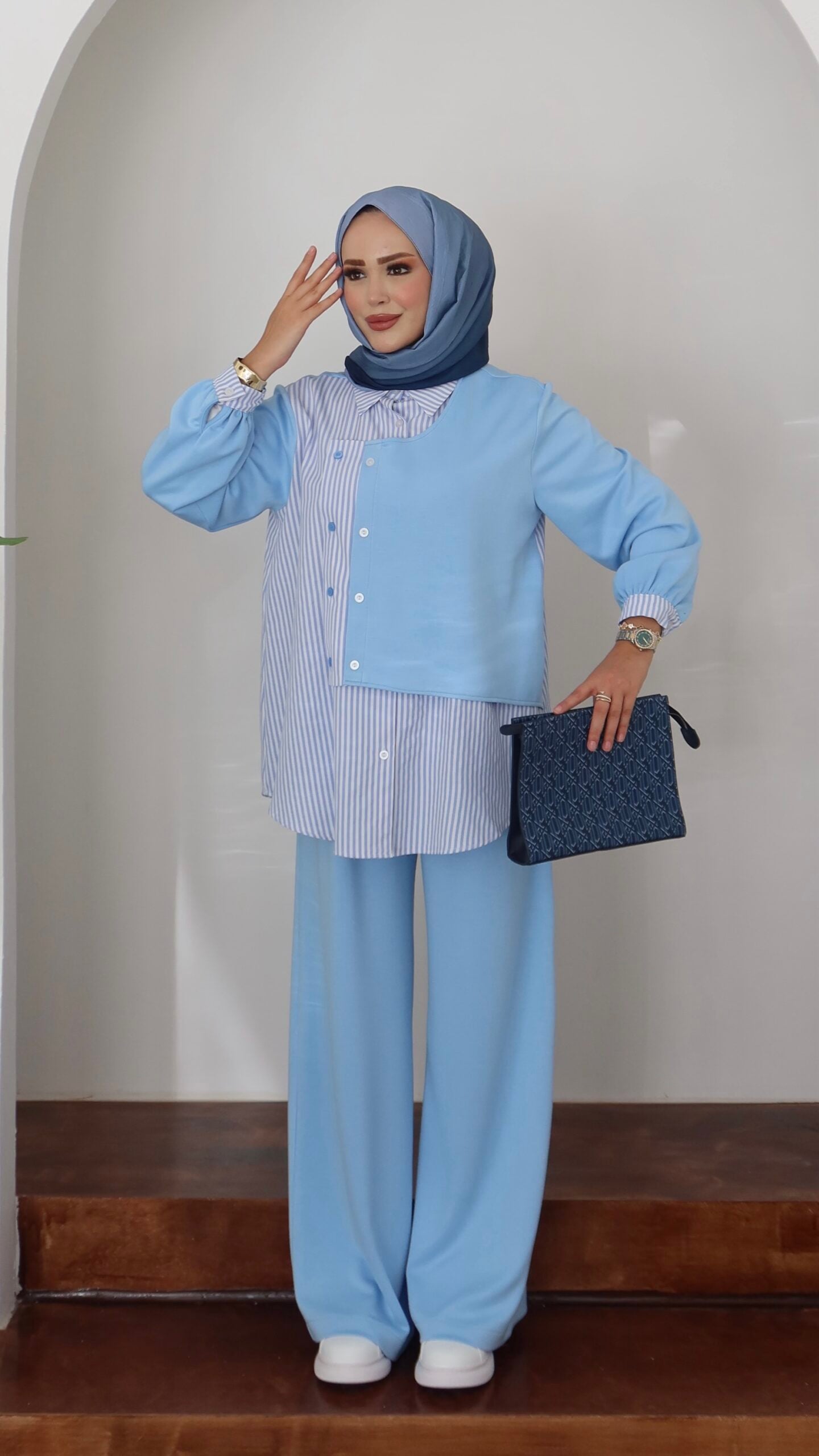 Garny Shirt Twist Muadil İkili Takım |  