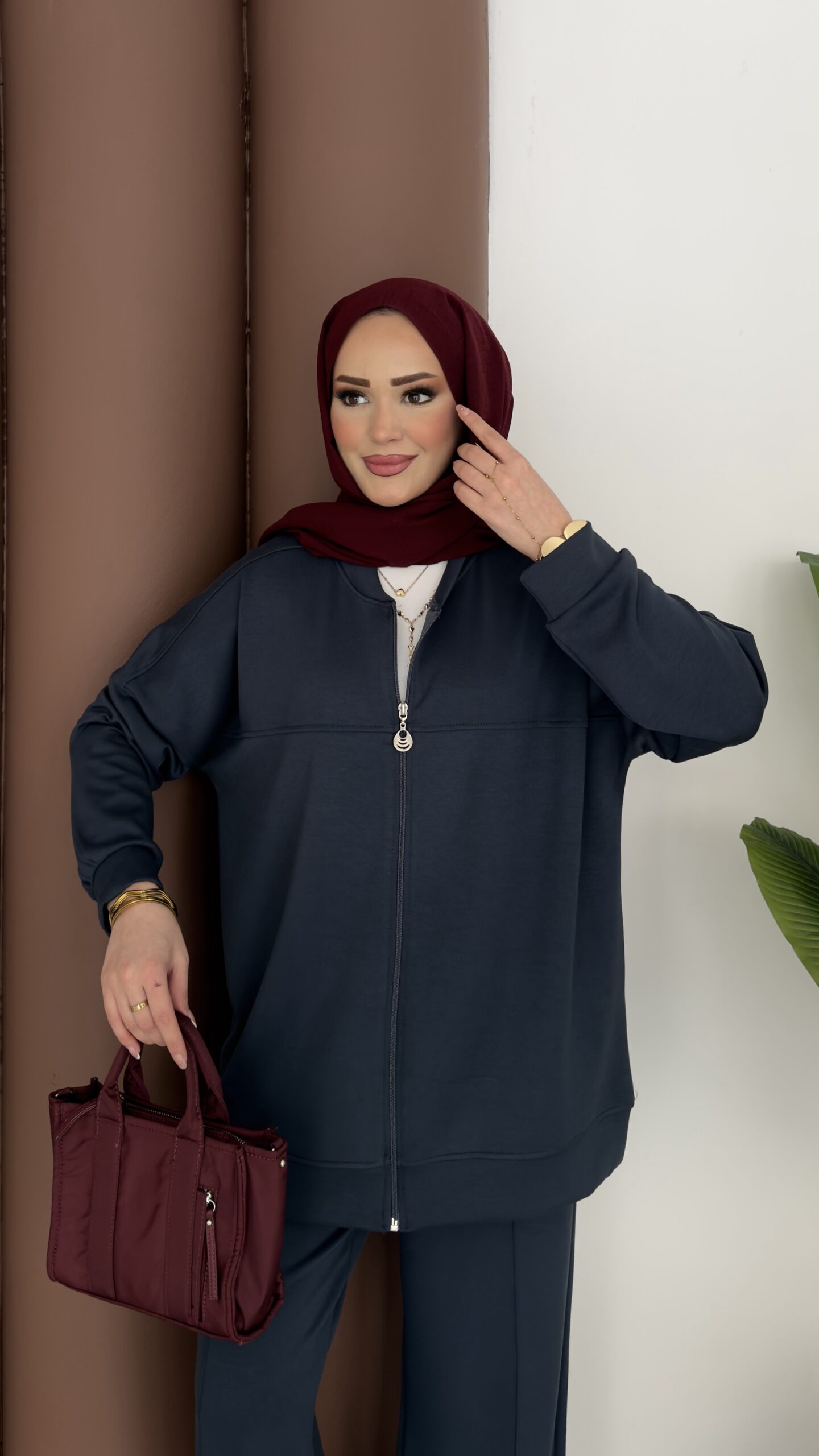 Fermuarlı Basic İkili Takım |  