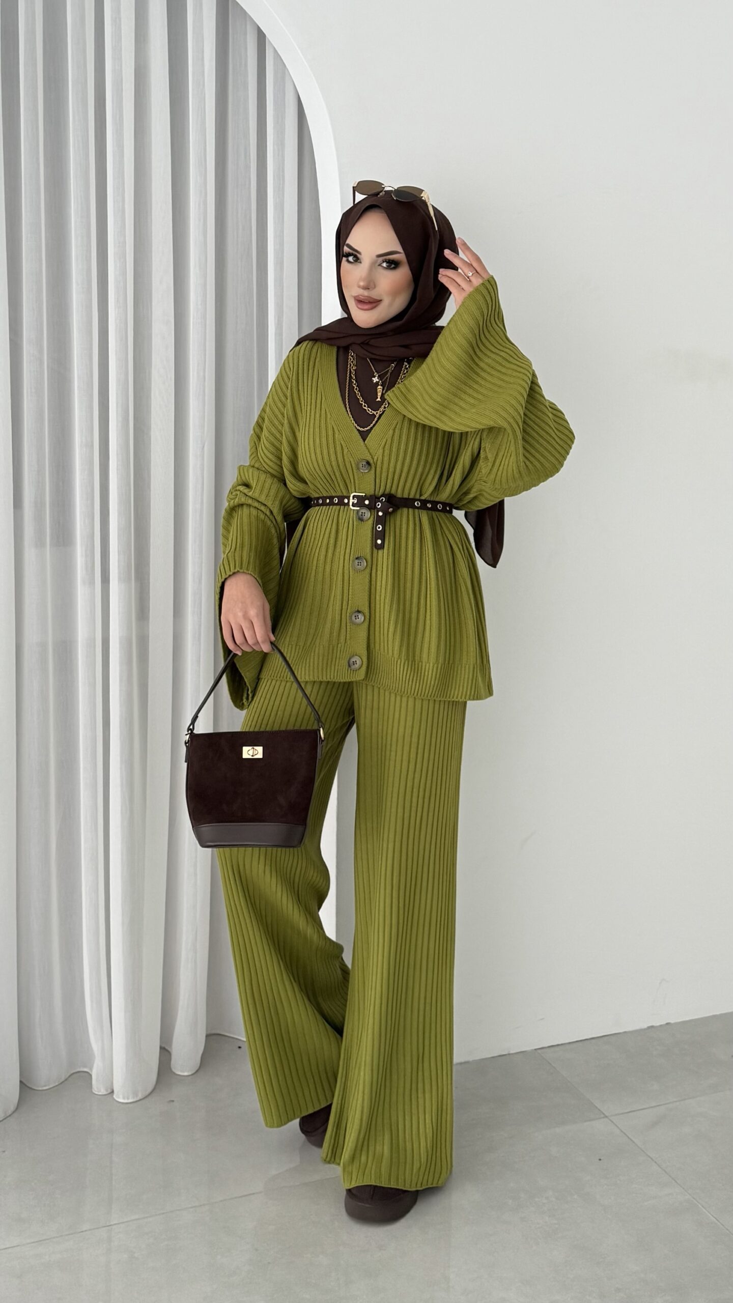 Premium Fitilli Triko İkili Takım |  