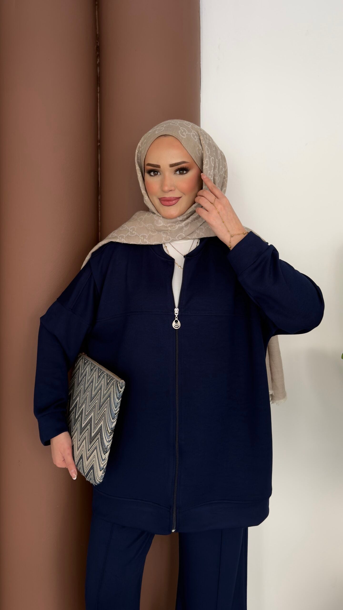 Fermuarlı Basic İkili Takım |  