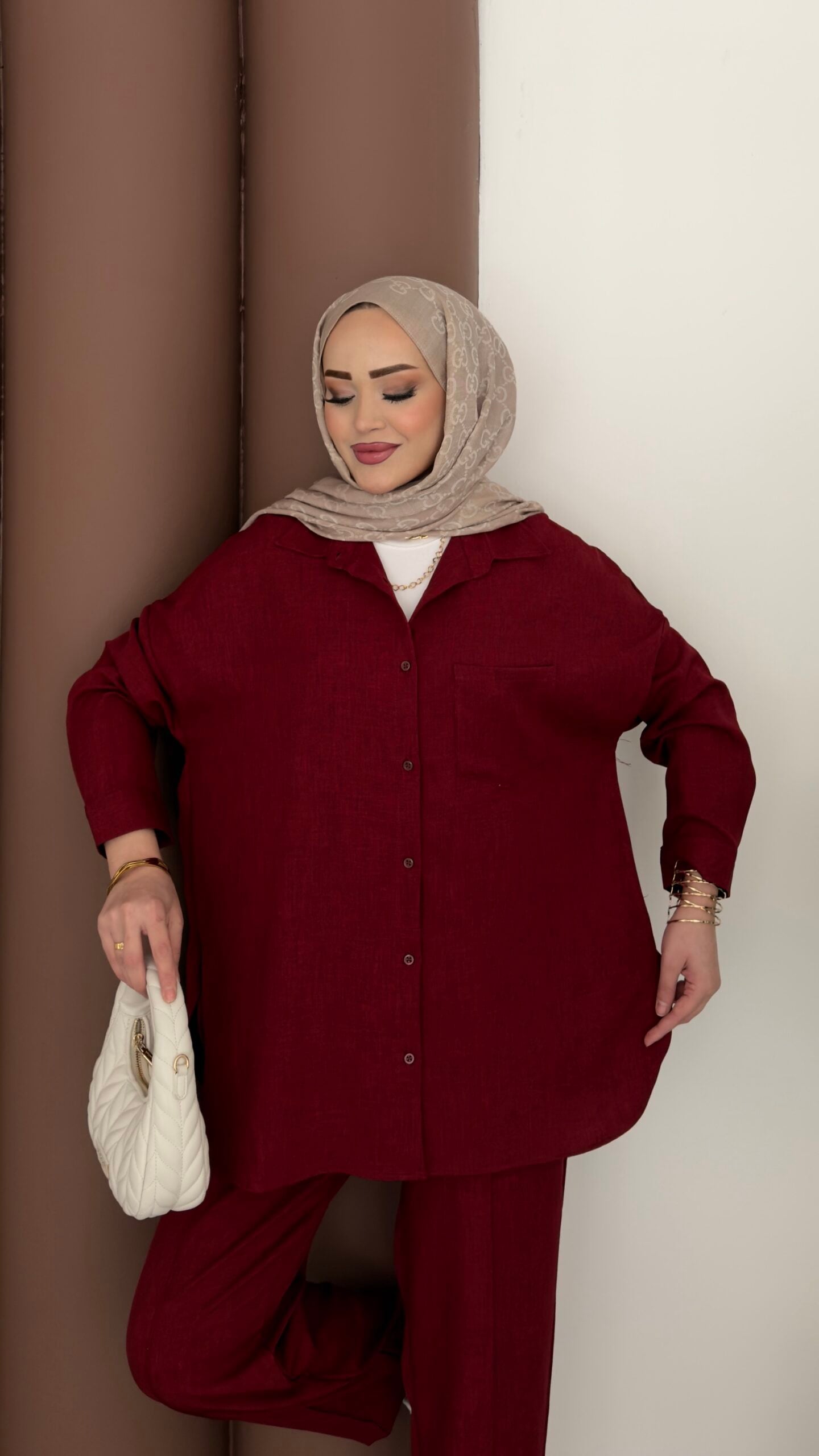 Baggy Keten İkili Takım |  