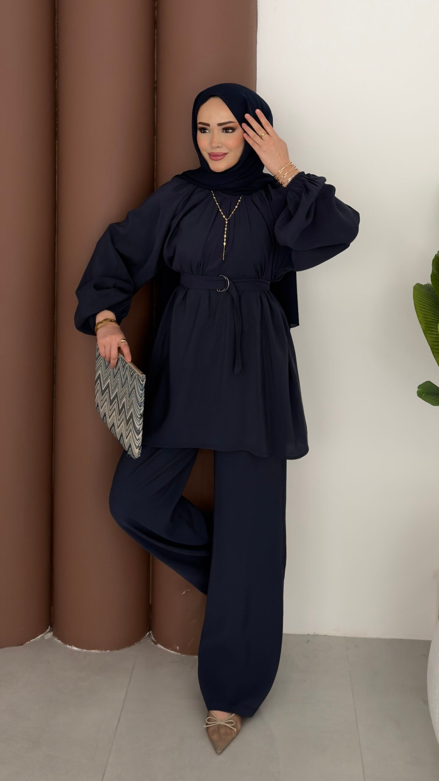 Casual Modal Kemerli İkili Takım |  