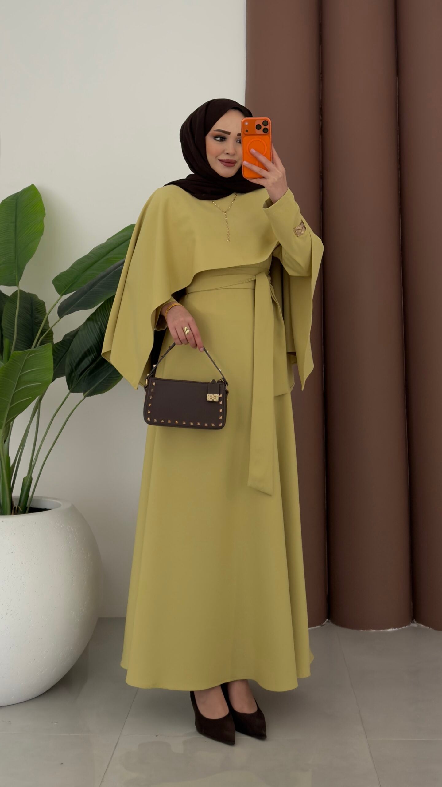 Noir Pelerin Elbise |  