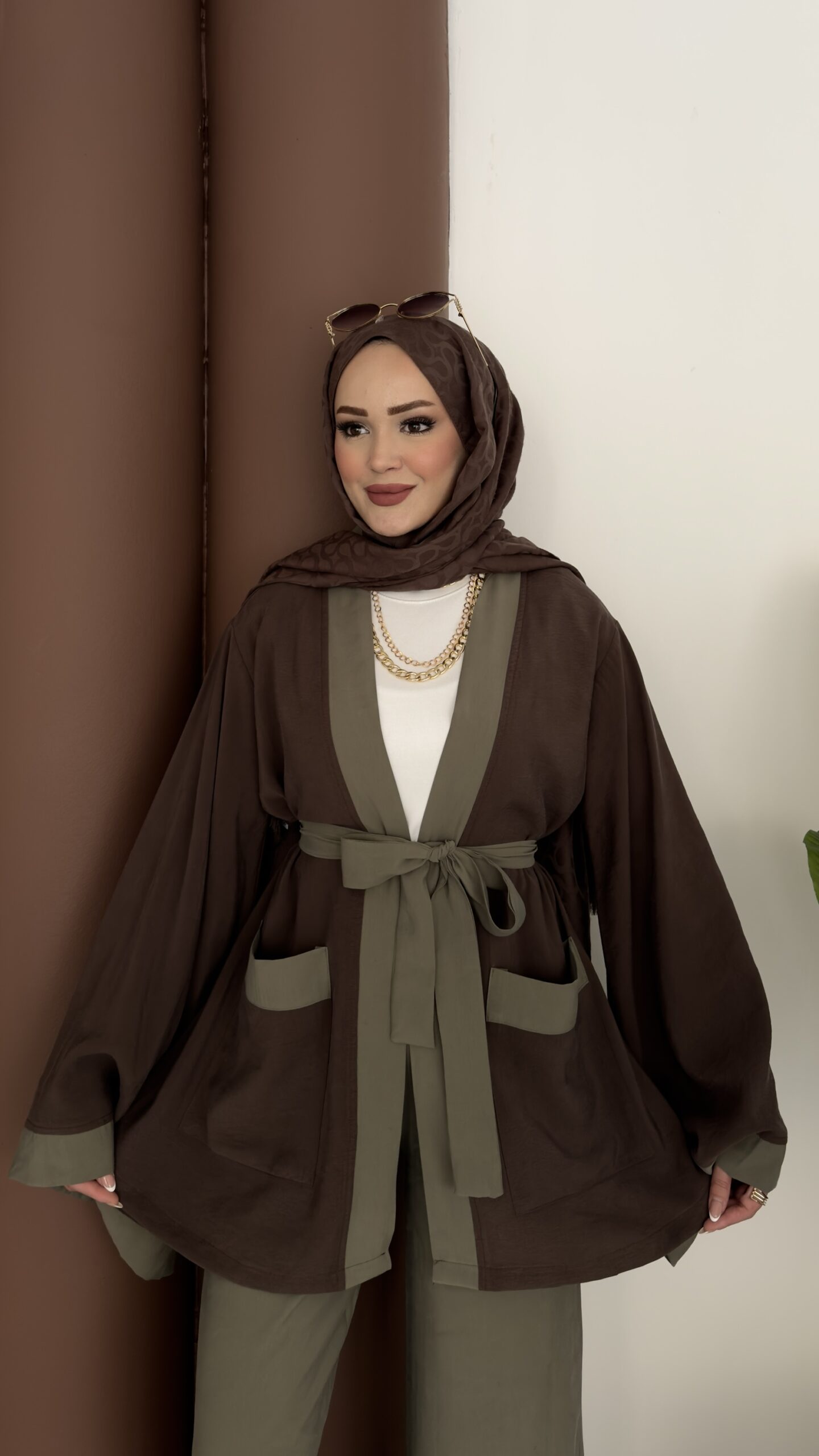 Cosmos Tensel Garnili Kimono İkili Takım |  