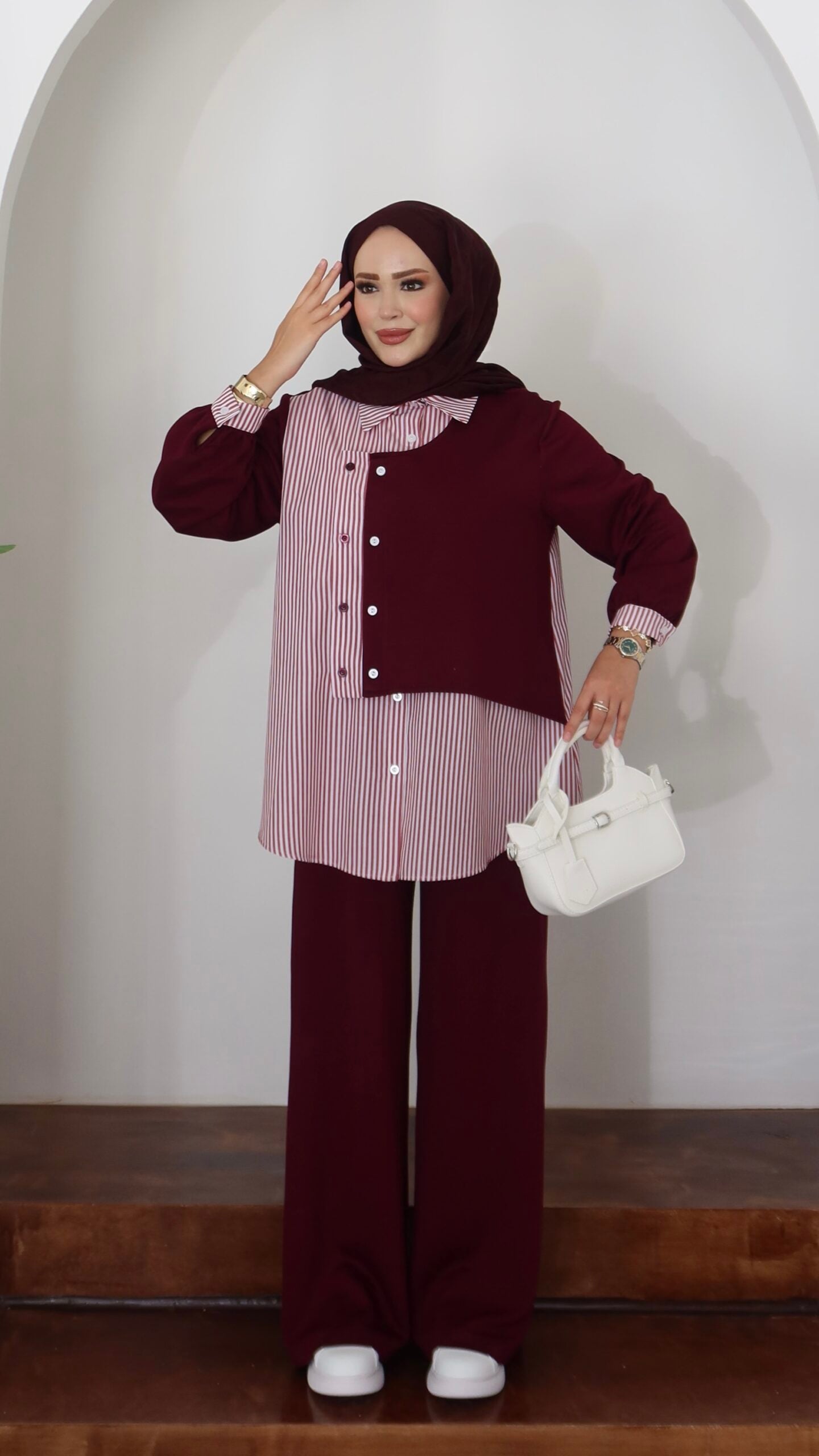 Garny Shirt Twist Muadil İkili Takım |  