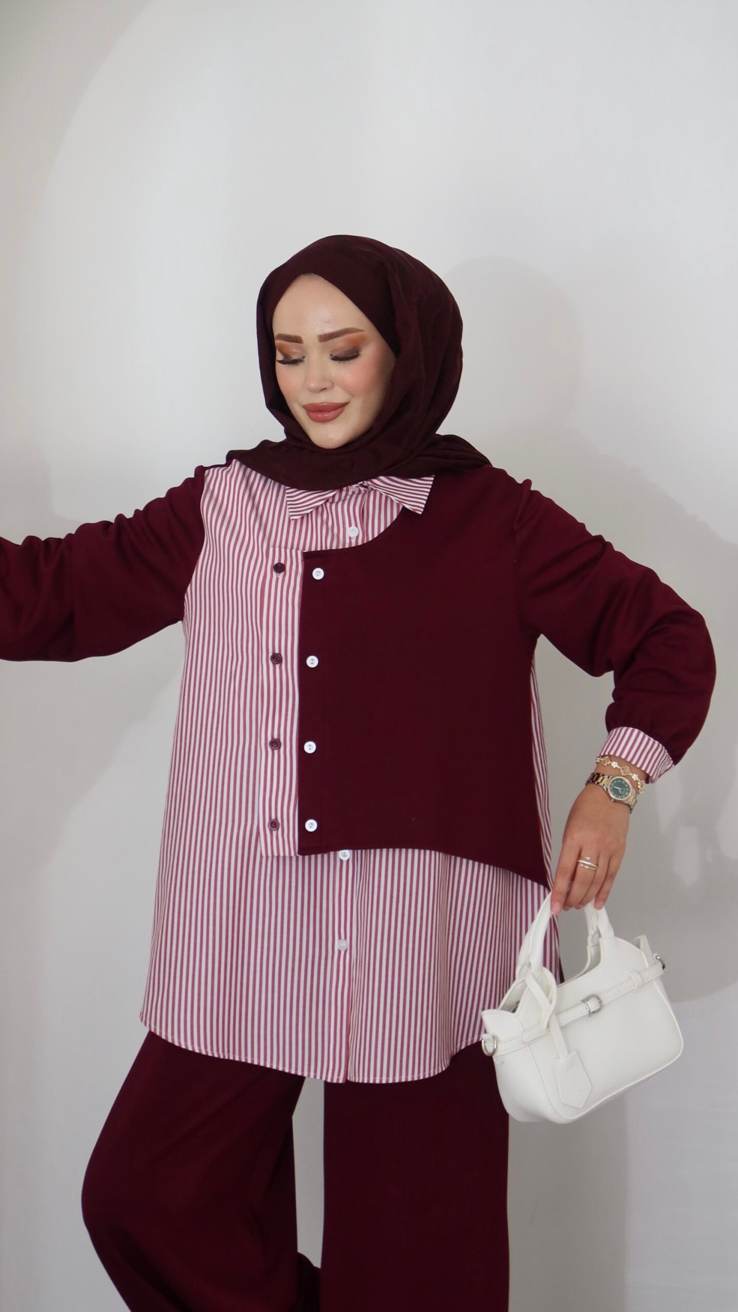 Garny Shirt Twist Muadil İkili Takım |  