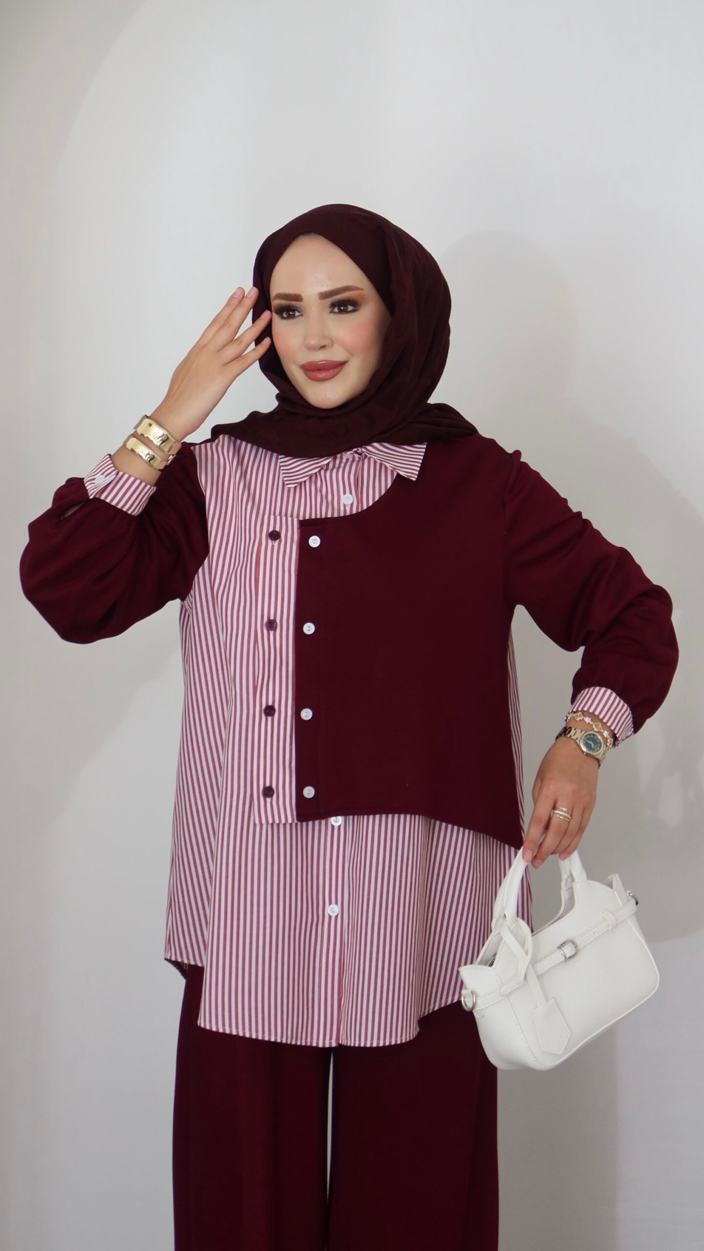 Garny Shirt Twist Muadil İkili Takım |  