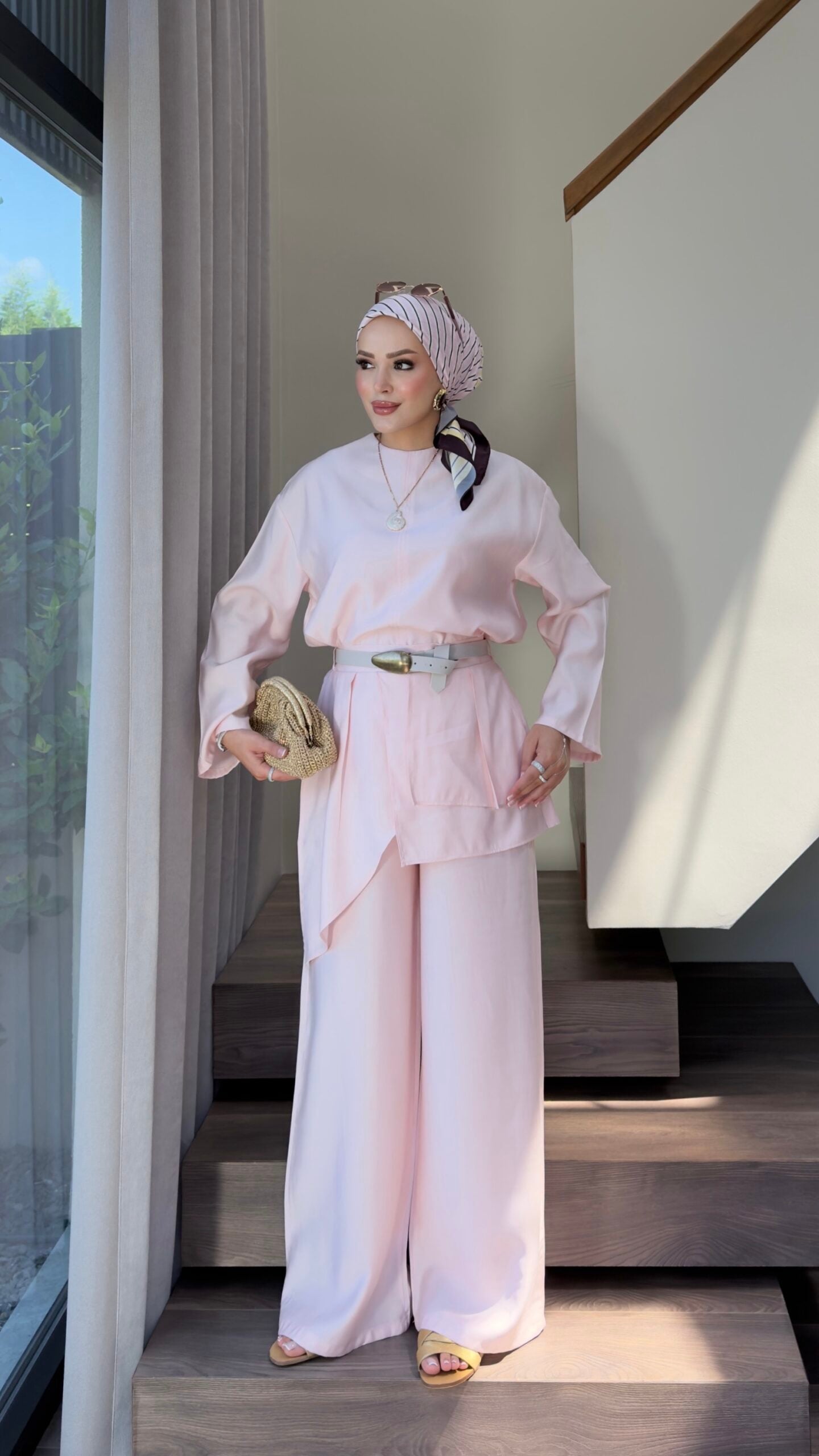 Herwes Kemerli Tunik Takım |  