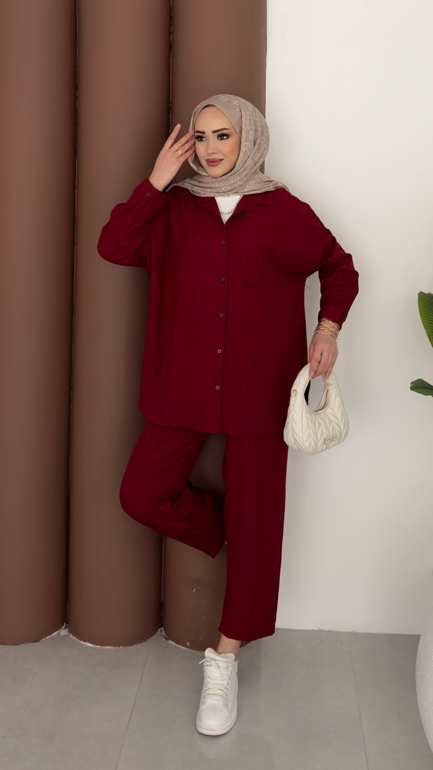 Baggy Keten İkili Takım |  