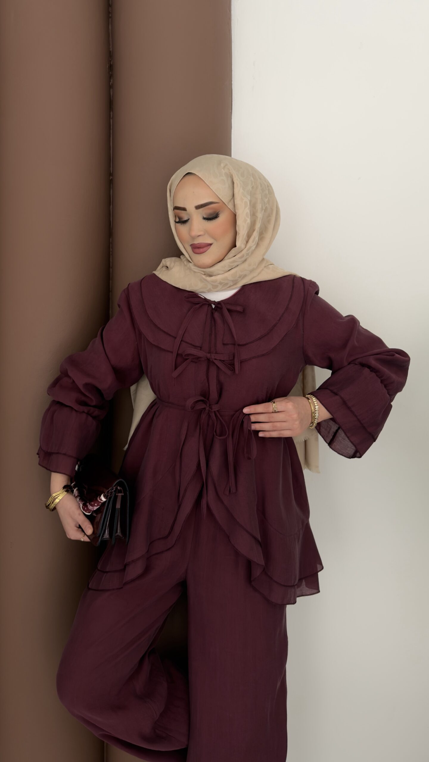 Lady Fırfırlı Vual İkili Takım |  