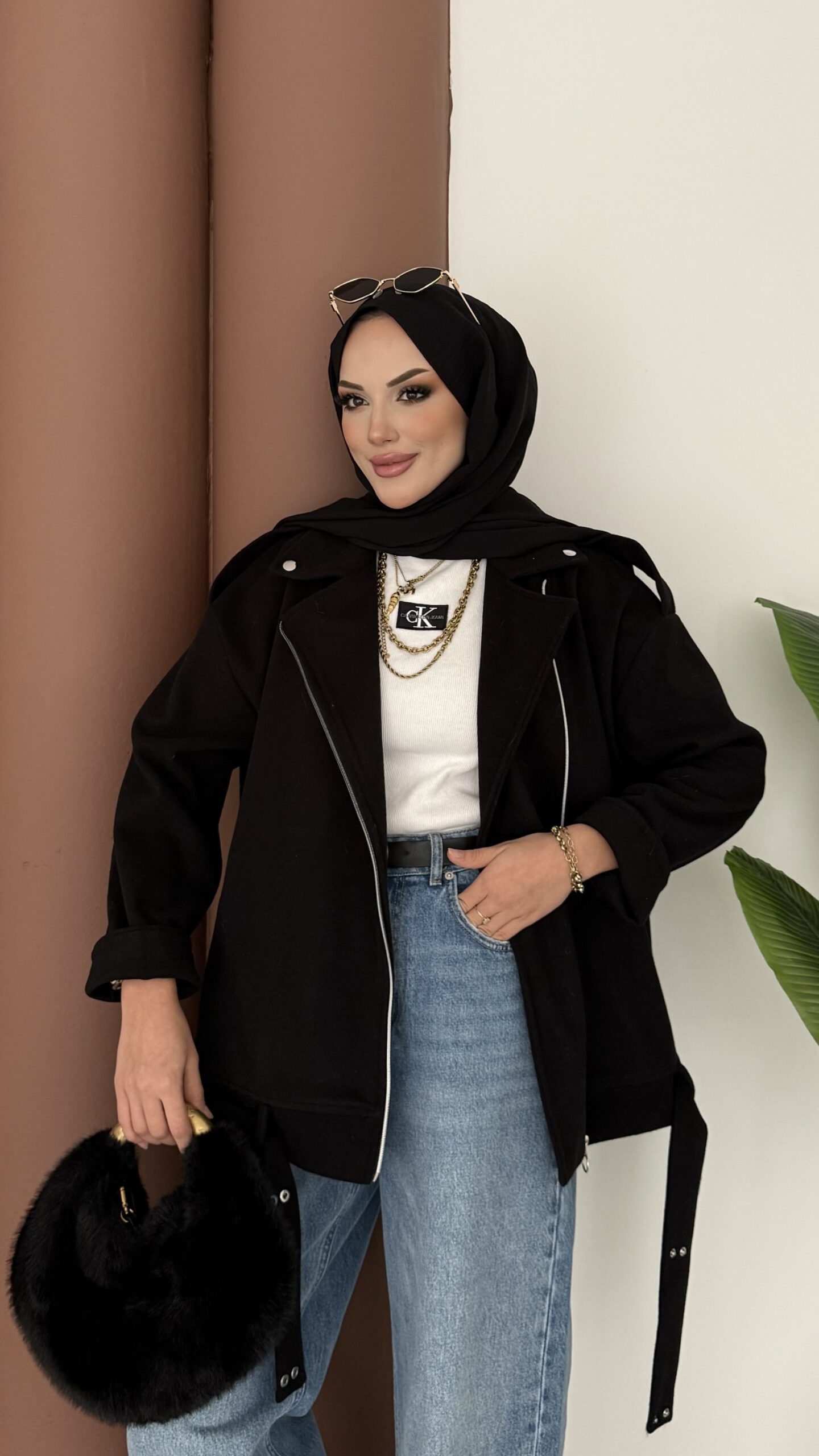 Most Premium Fermuarlı Kaşe Ceket |  