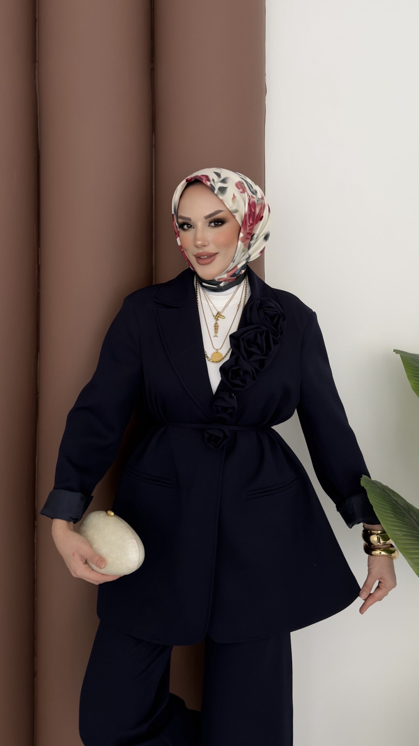 İzabel Güllü Dabıl Ceket İkili Takım |  