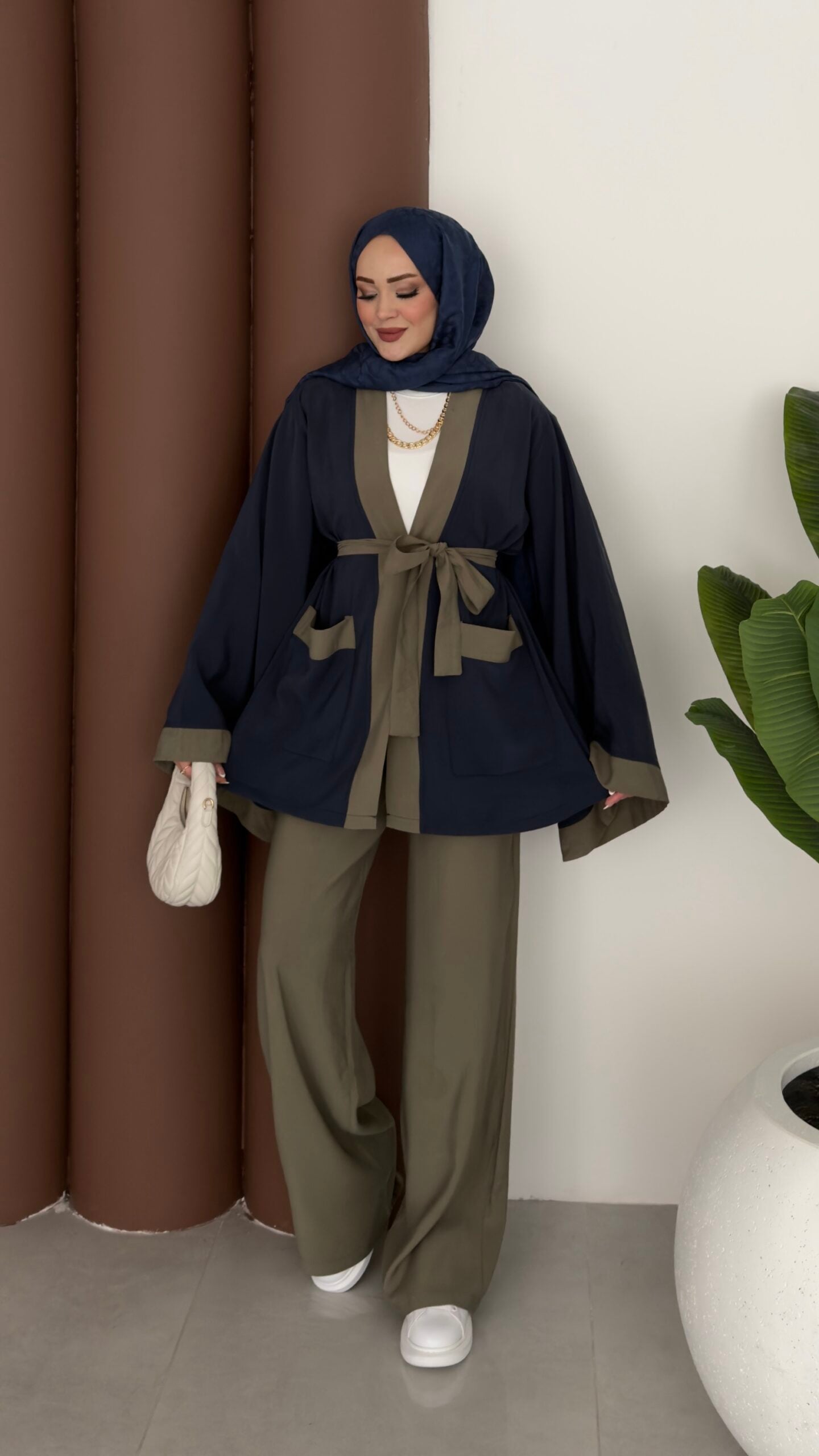 Cosmos Tensel Garnili Kimono İkili Takım |  