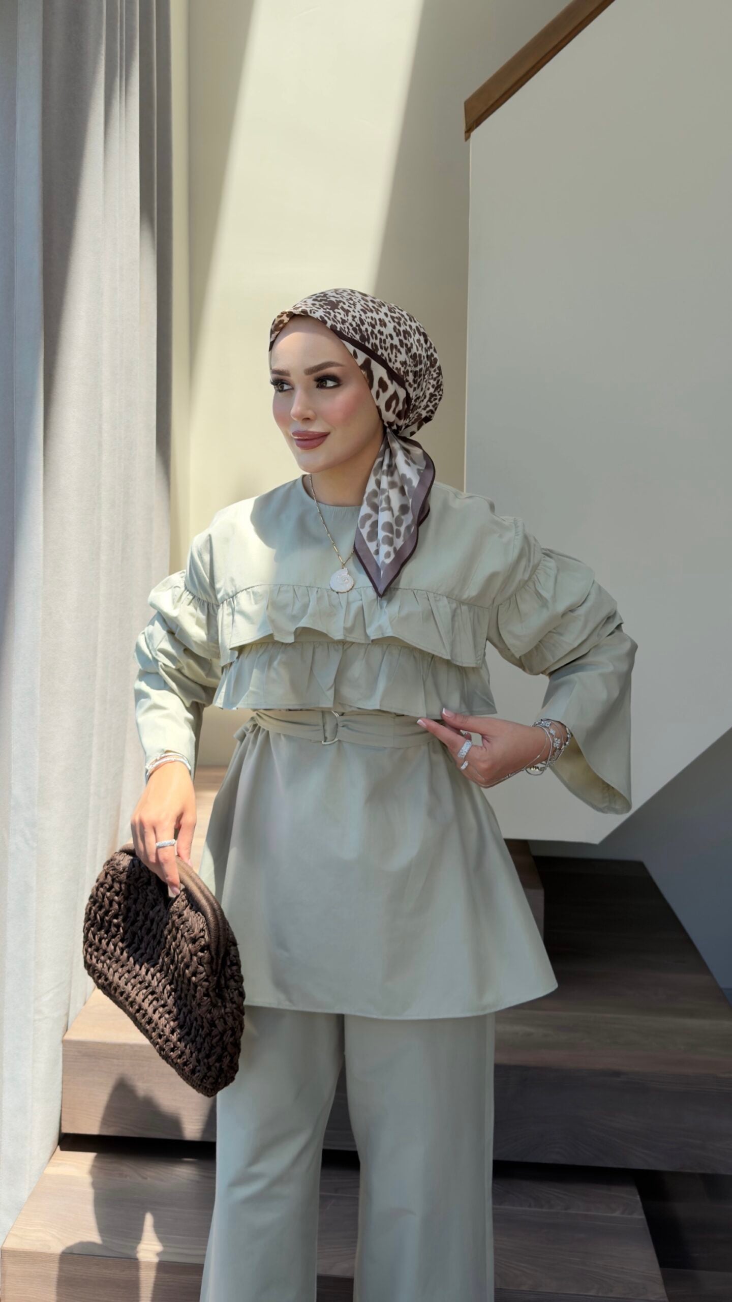 Mimoza Fırfırlı İkili Takım |  