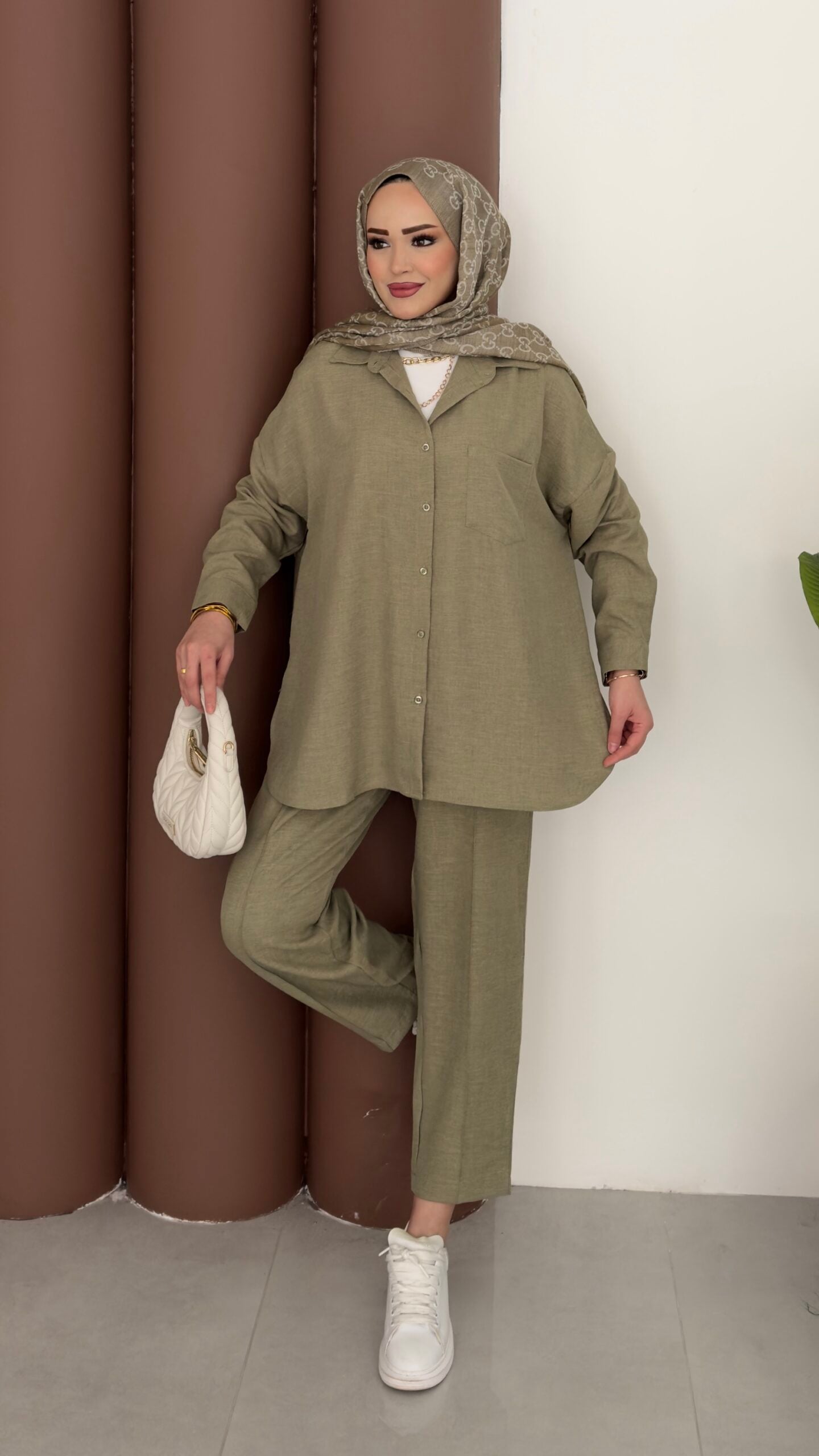 Baggy Keten İkili Takım |  