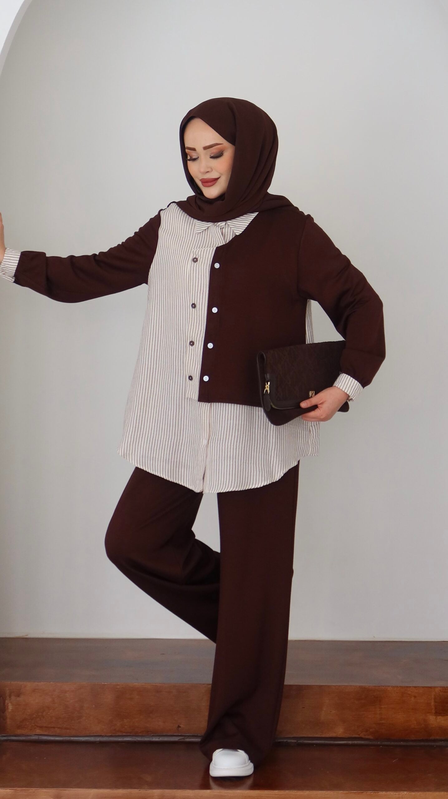 Garny Shirt Twist Muadil İkili Takım |  