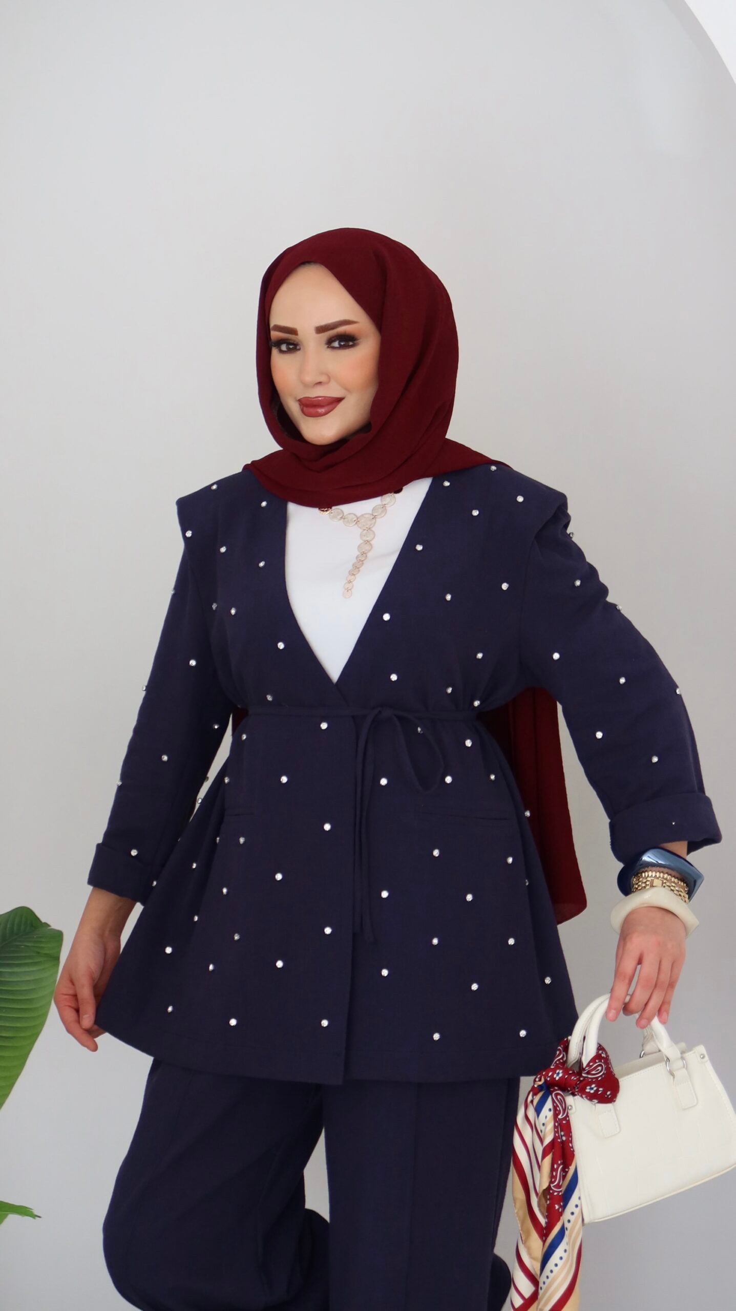 Shine Keten Ceket İkili Takım |  