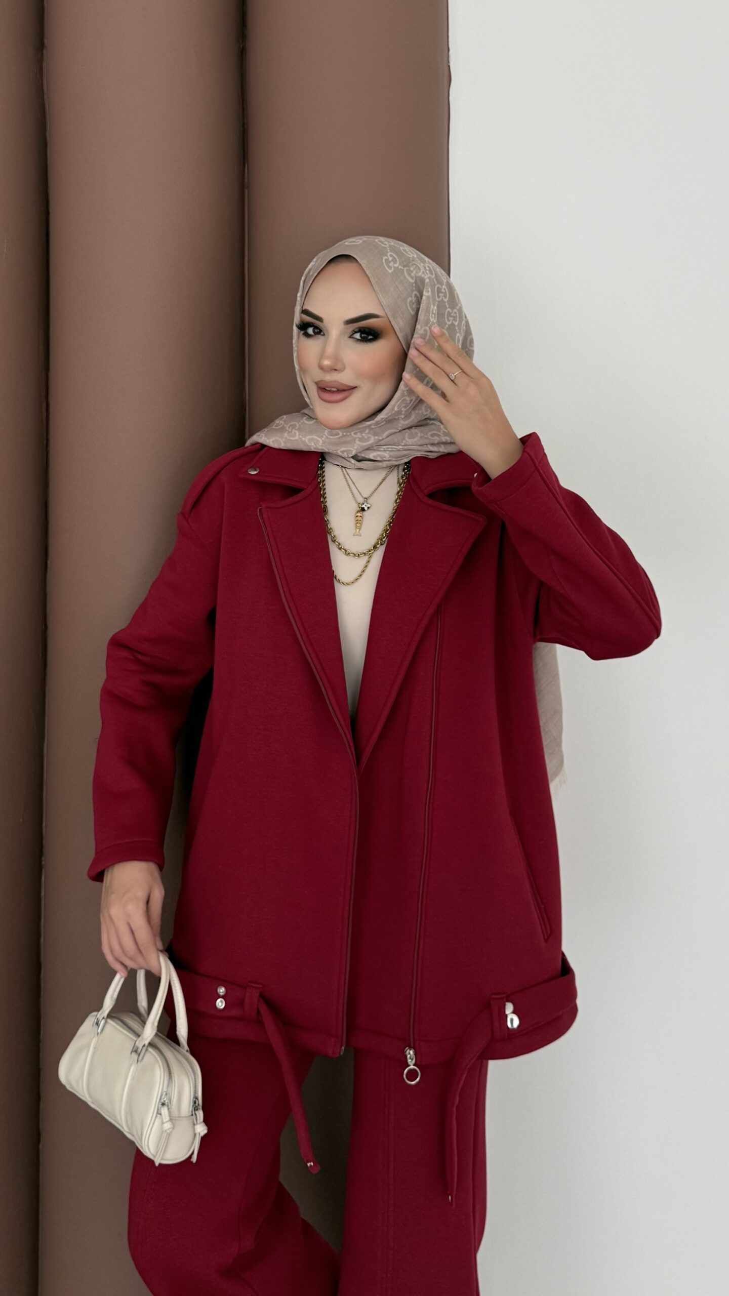 Blok Premium Şardonlu Ceket İkili Takım |  