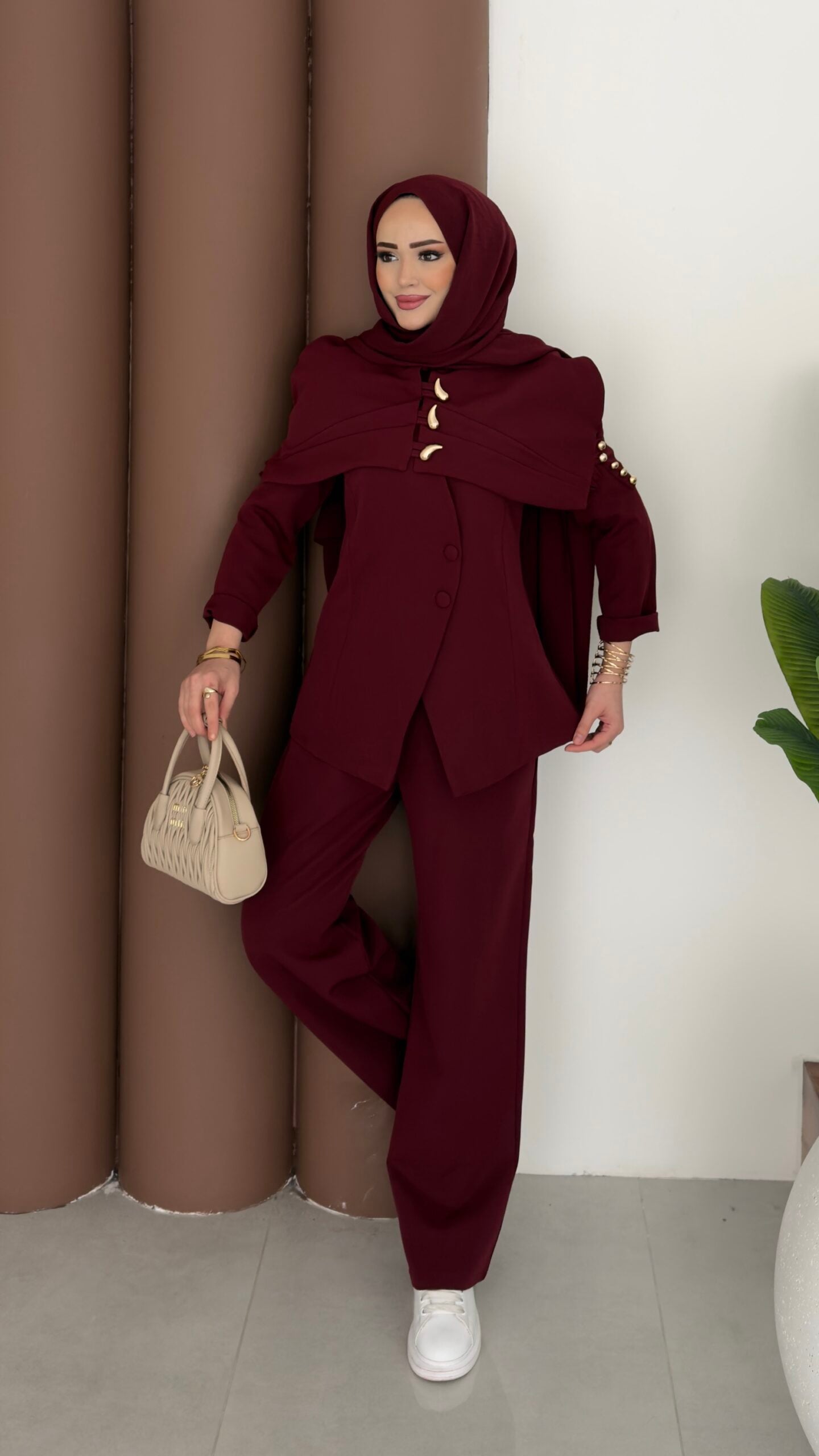 Deluxe Pelerin Blazer İkili Takım |  
