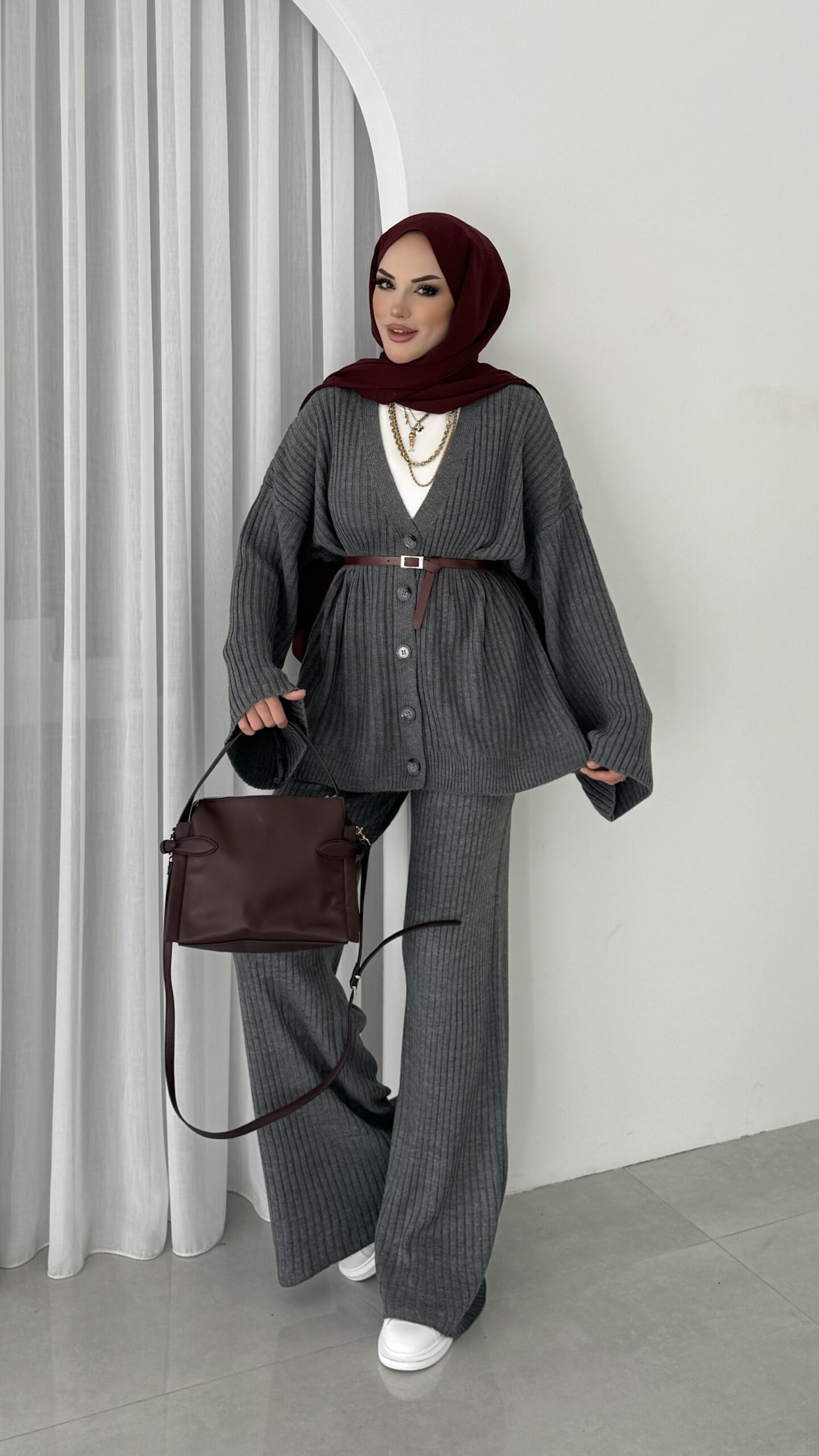 Premium Fitilli Triko İkili Takım |  