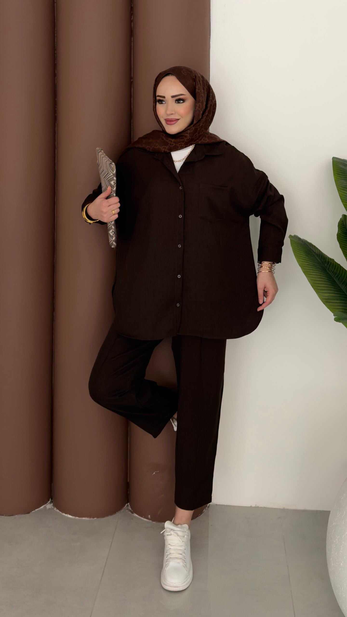 Baggy Keten İkili Takım |  