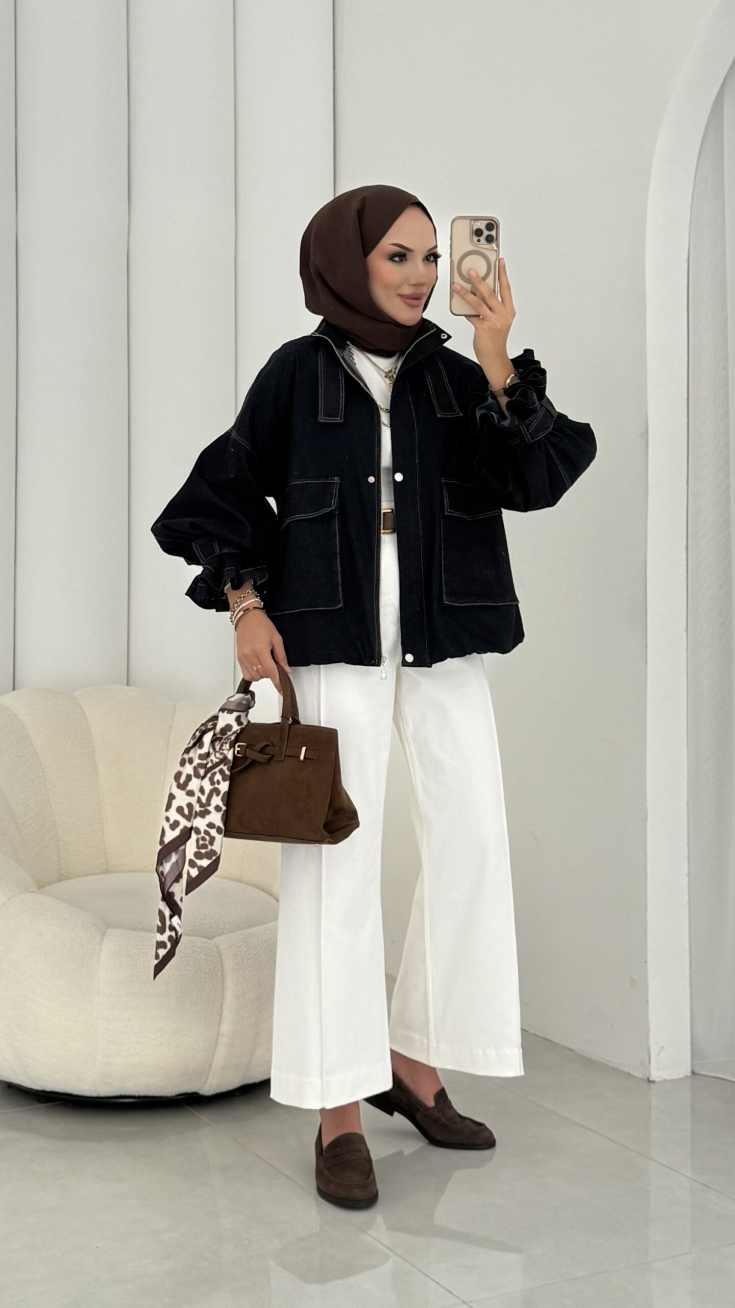 Touch Denim Bomber Ceket |  