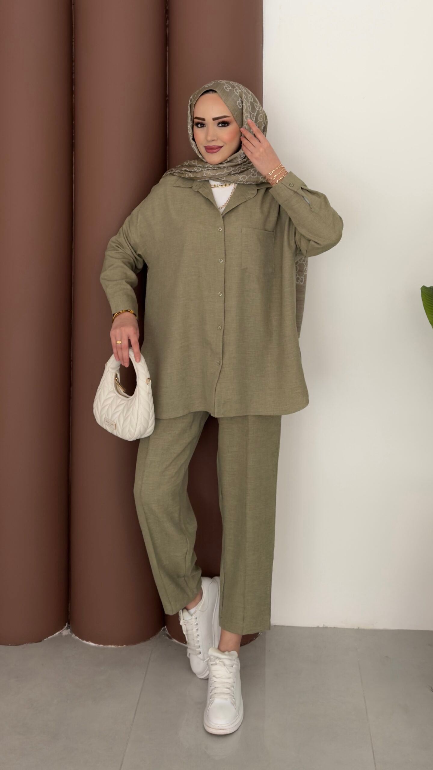 Baggy Keten İkili Takım |  