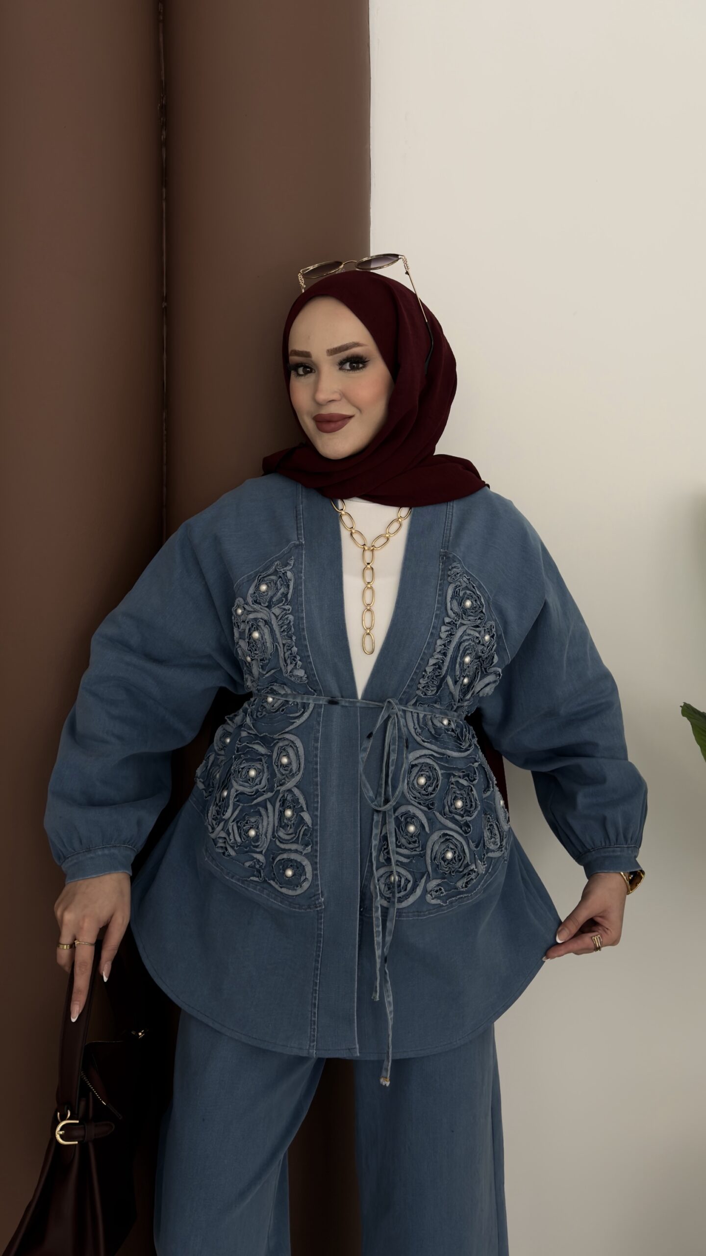 İnci Premium Denim İkili Takım |  
