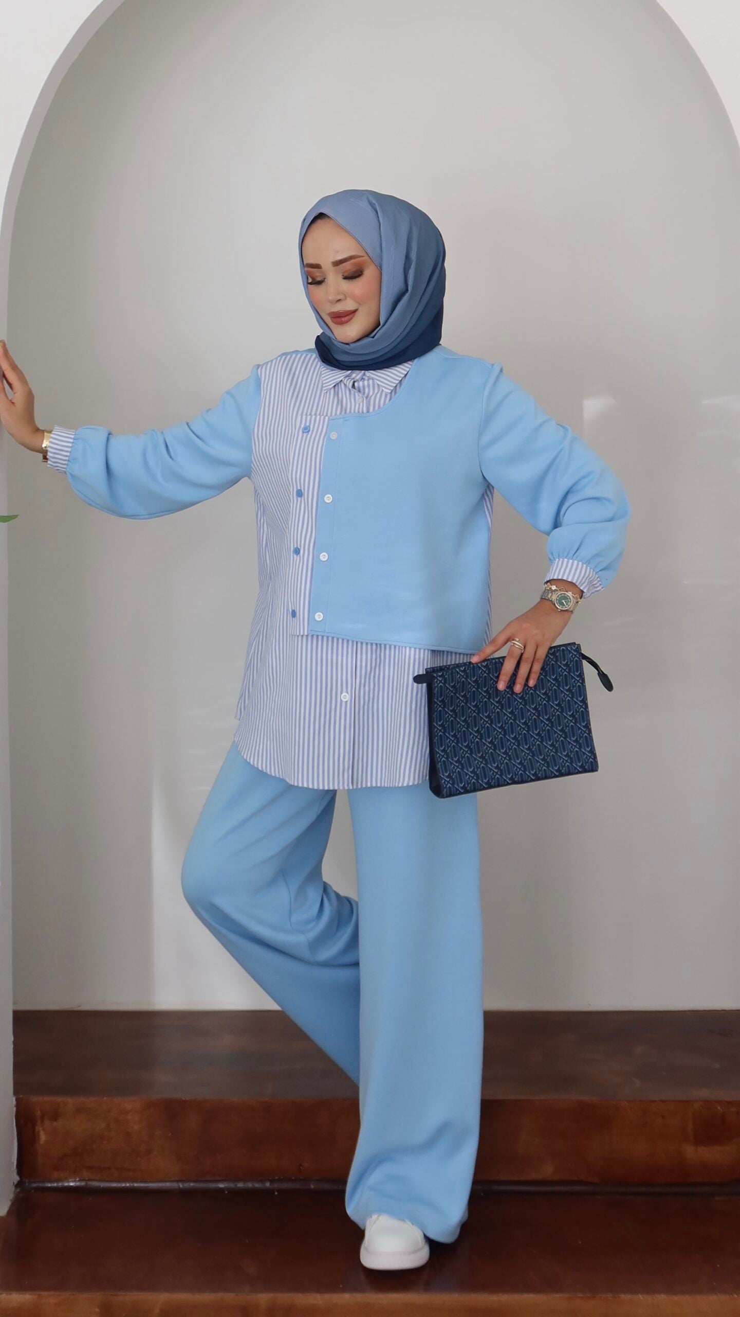Garny Shirt Twist Muadil İkili Takım |  
