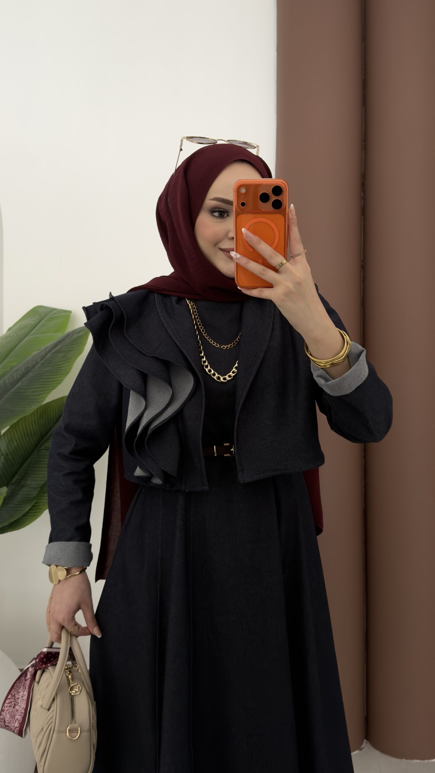 Laira Fırfırlı Ceketli Jile Elbise |  