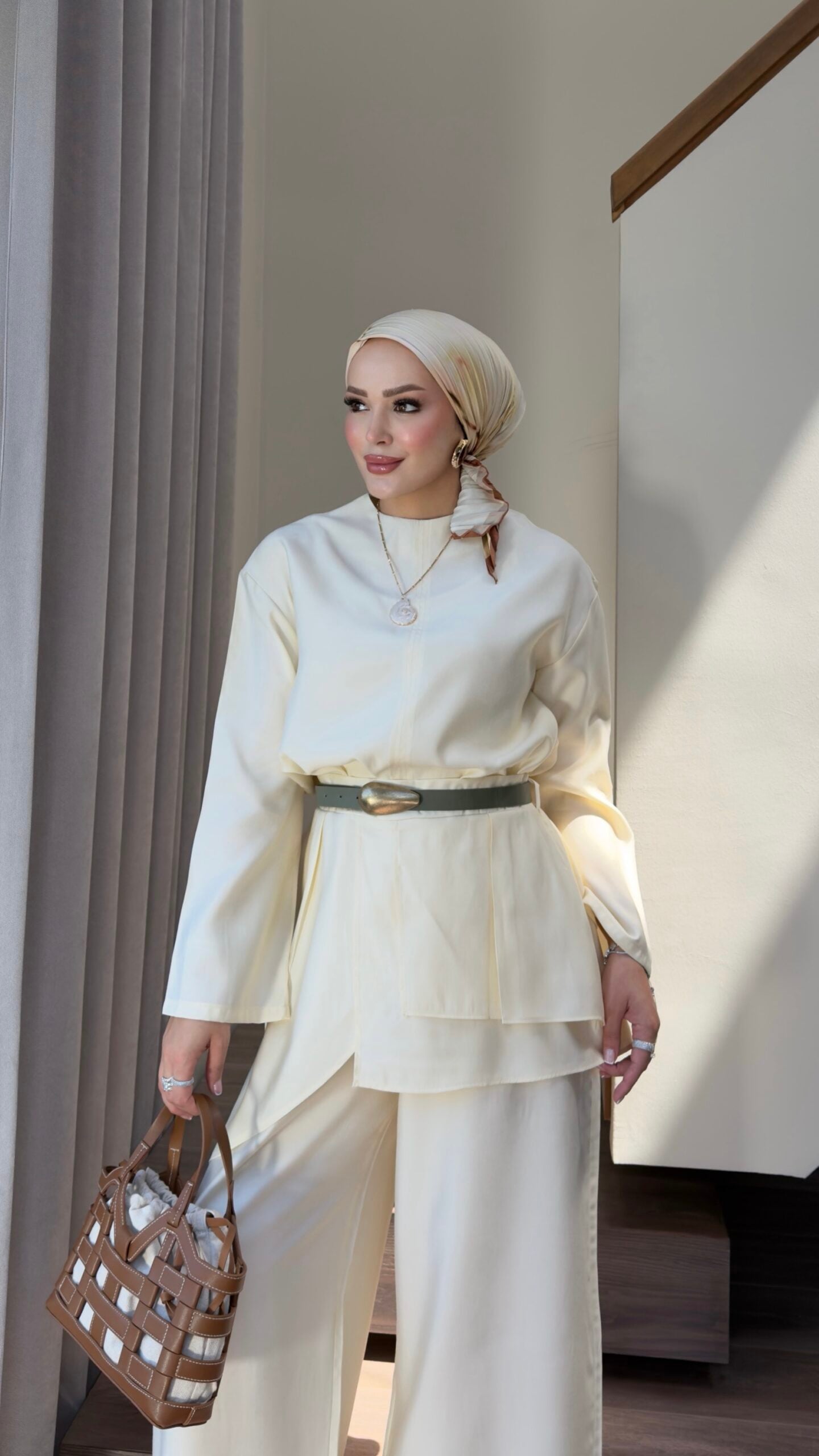 Herwes Kemerli Tunik Takım |  