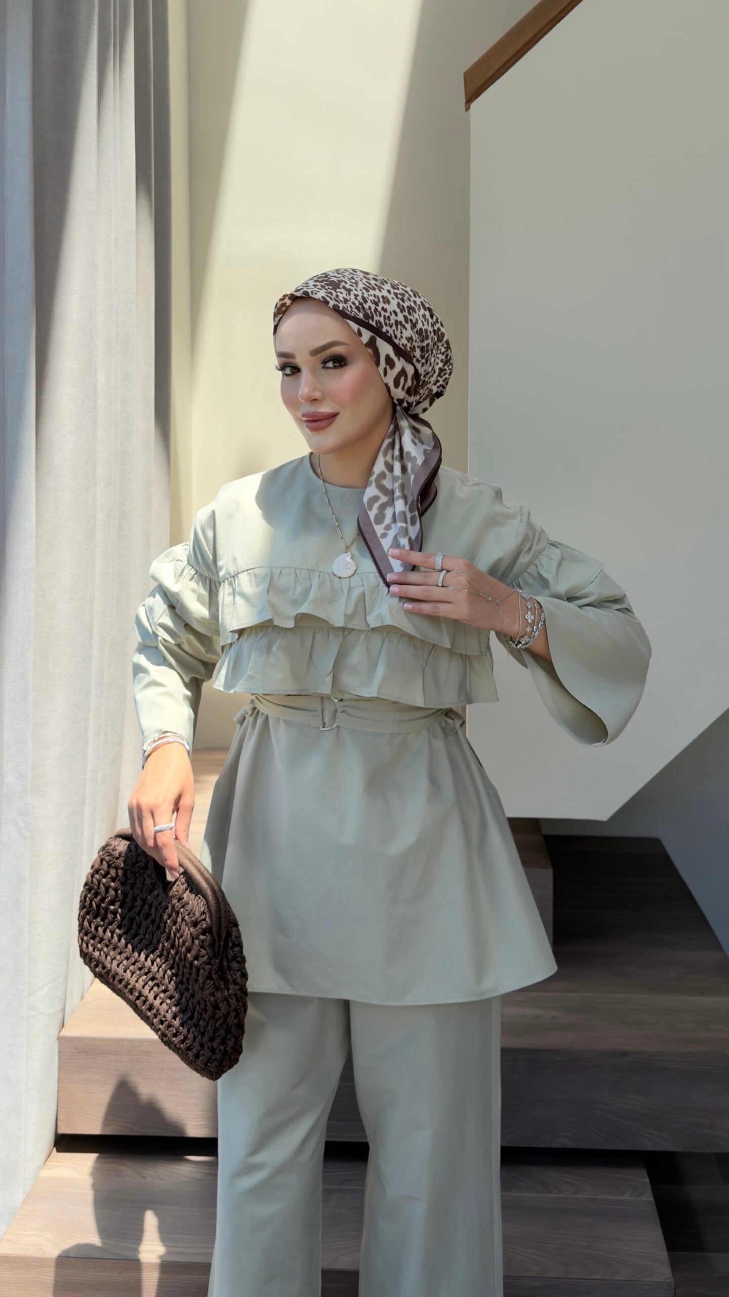 Mimoza Fırfırlı İkili Takım |  