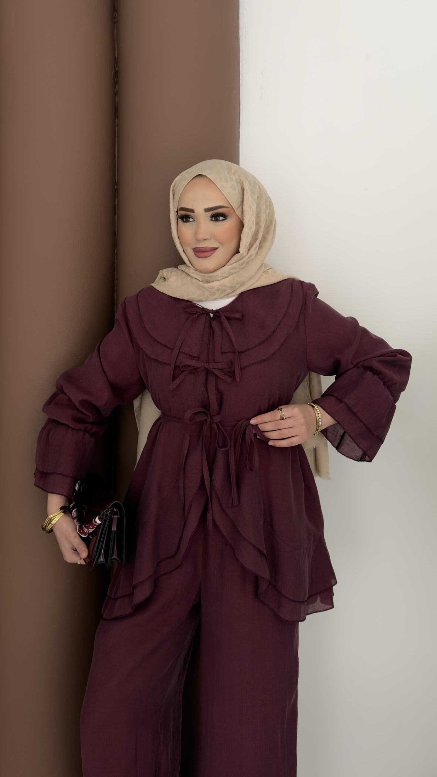 Lady Fırfırlı Vual İkili Takım |  