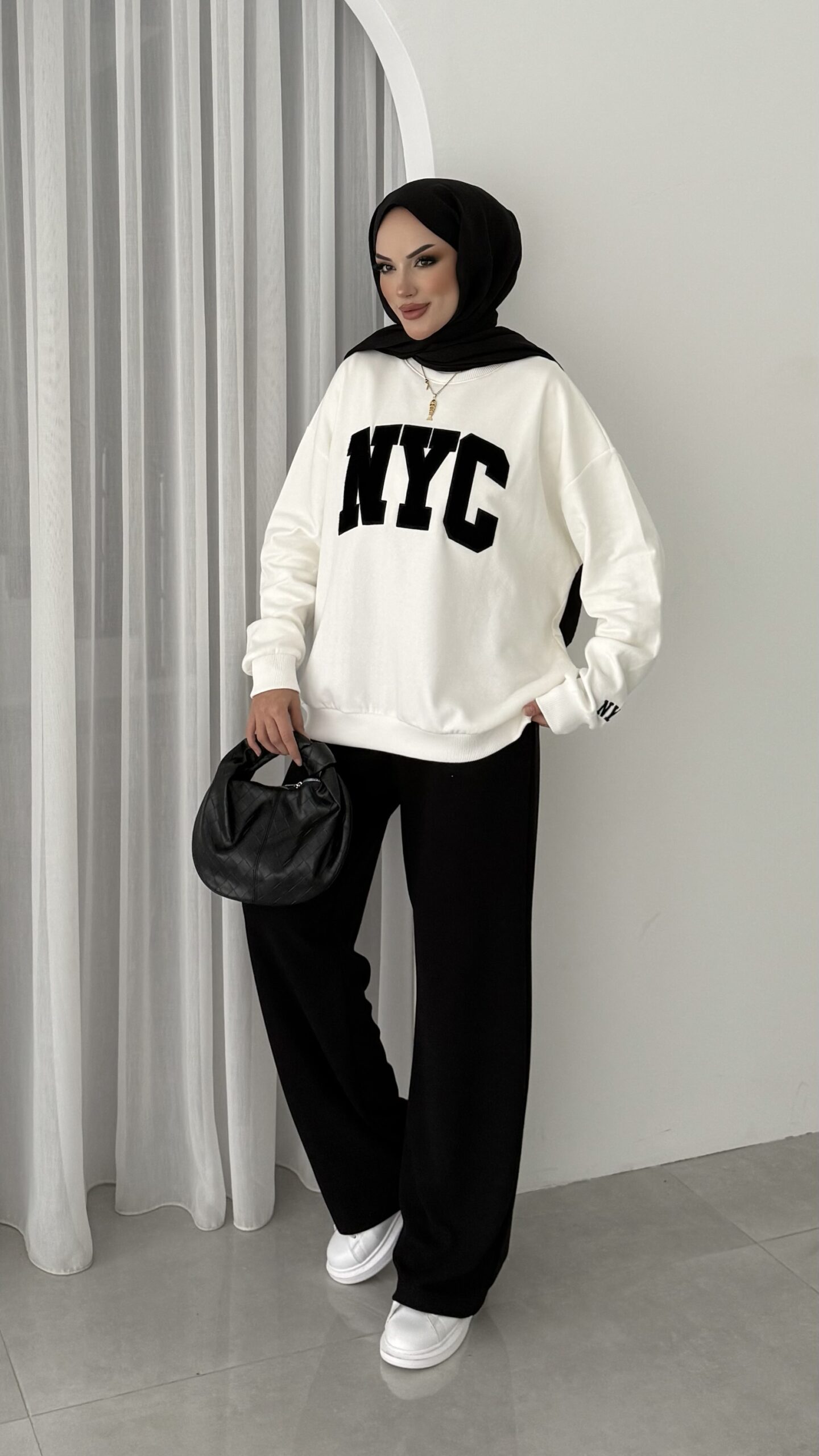 Nyc Şardonlu Sweat |  