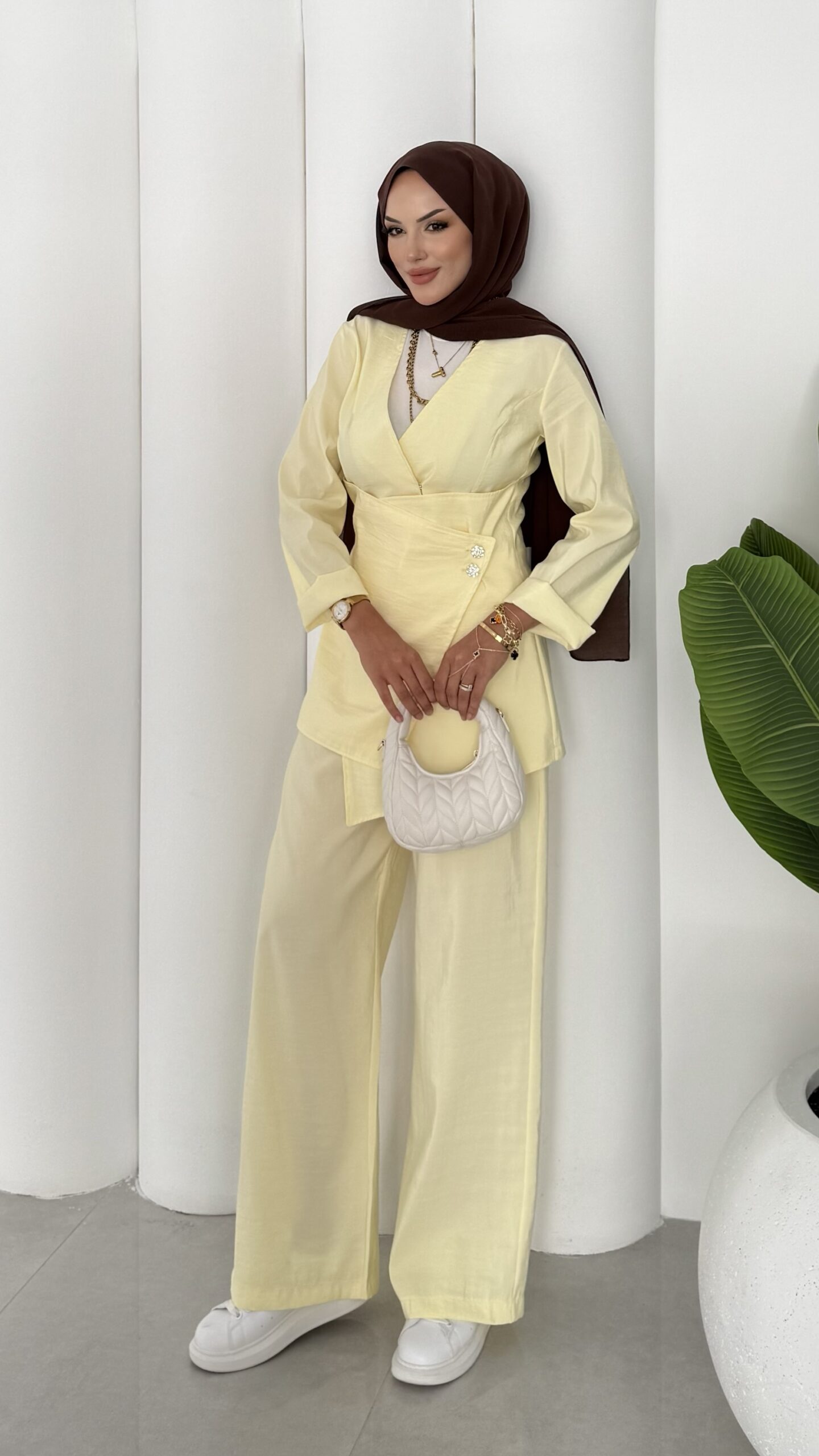 Fashion Premium Taşlı İkli Takım |  