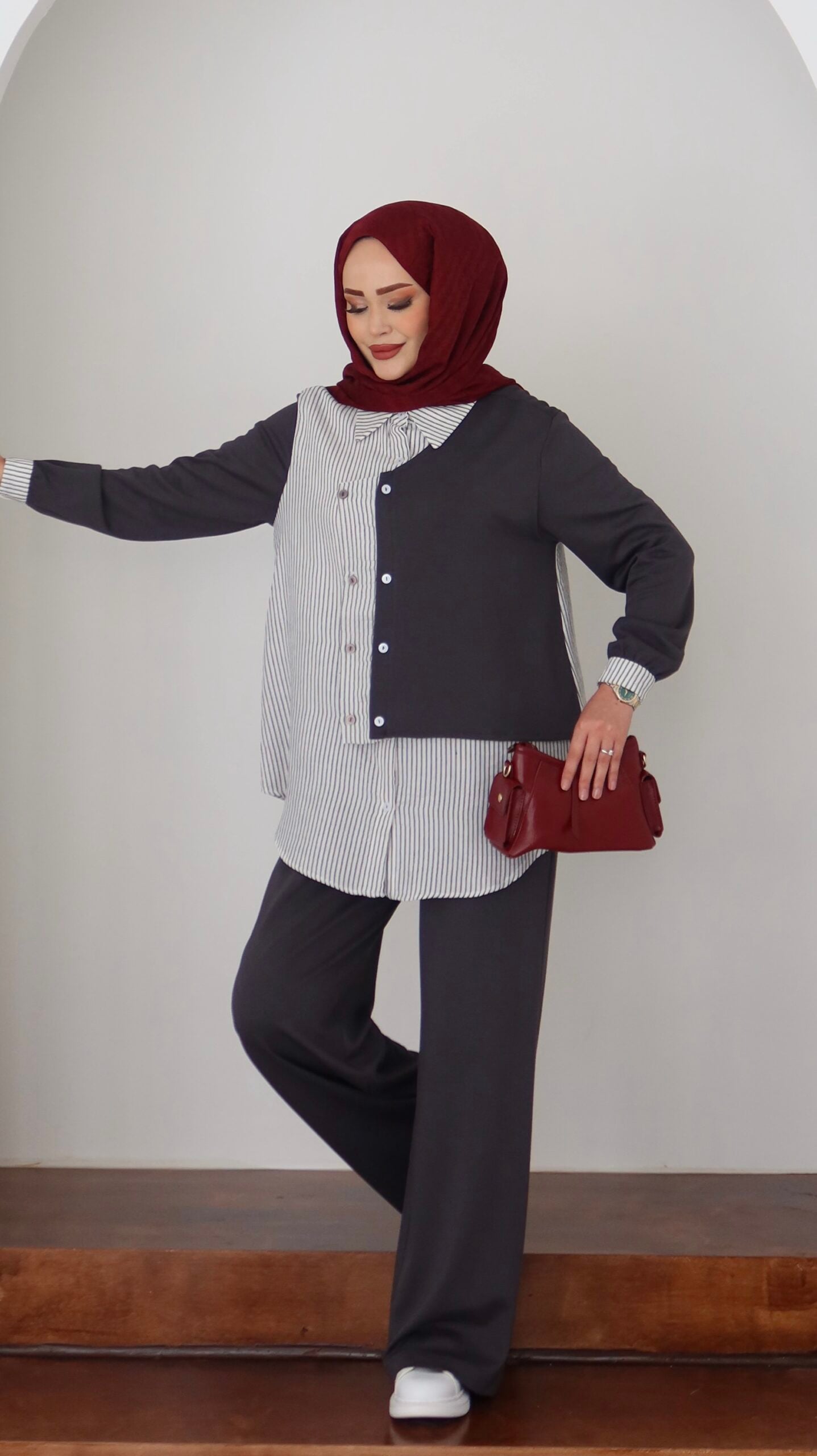 Garny Shirt Twist Muadil İkili Takım |  
