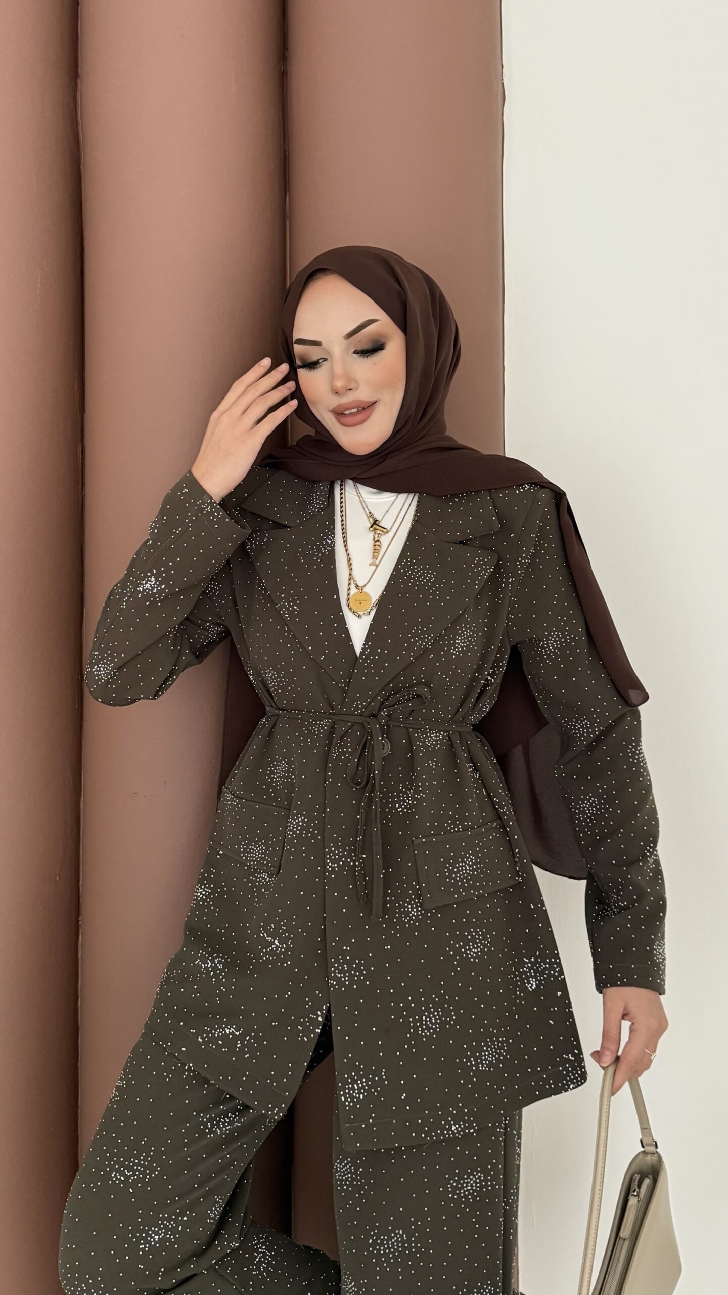 Chanell Business Taşlı İkili Takım |  