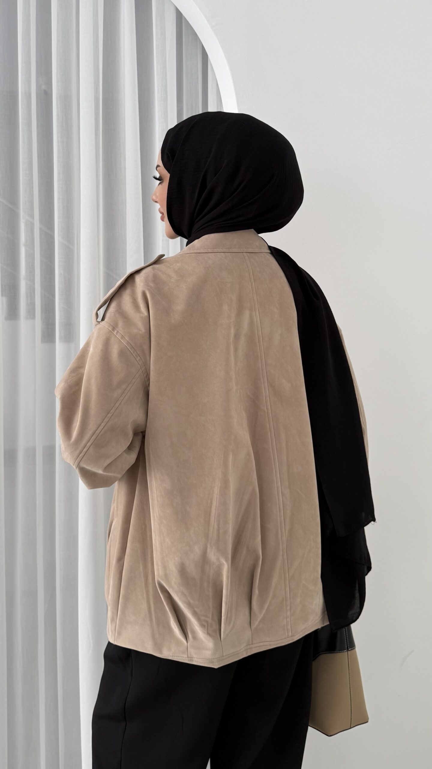 Zra Muadil Süet Bomber Ceket |  