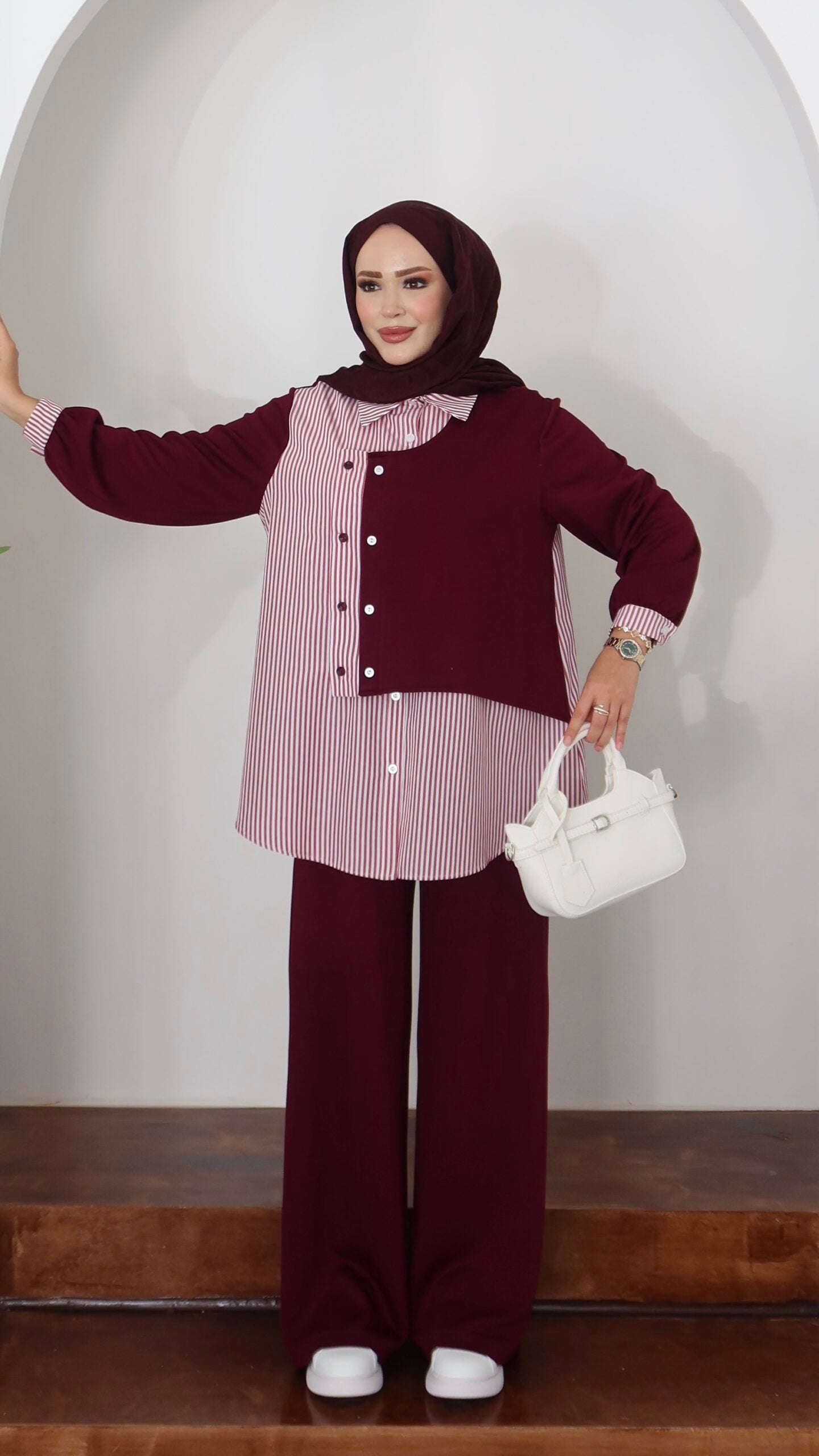 Garny Shirt Twist Muadil İkili Takım |  