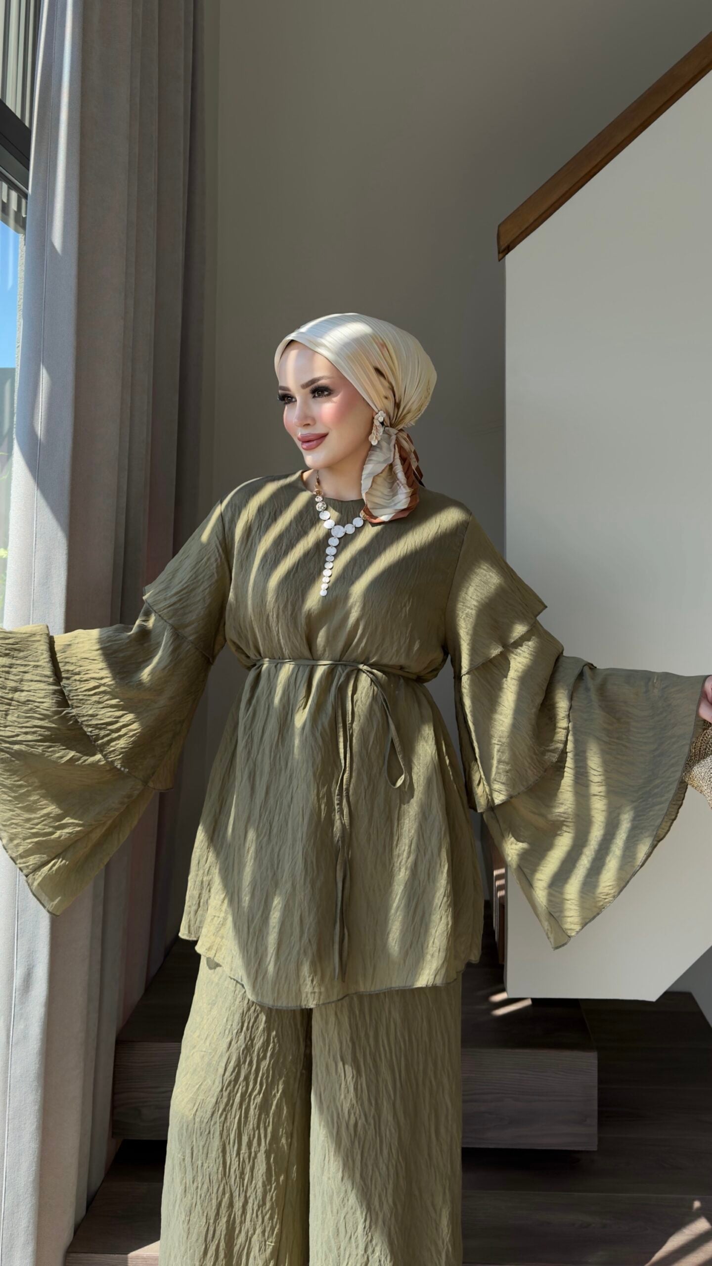 Blush Aura Volanlı İkili Takım |  