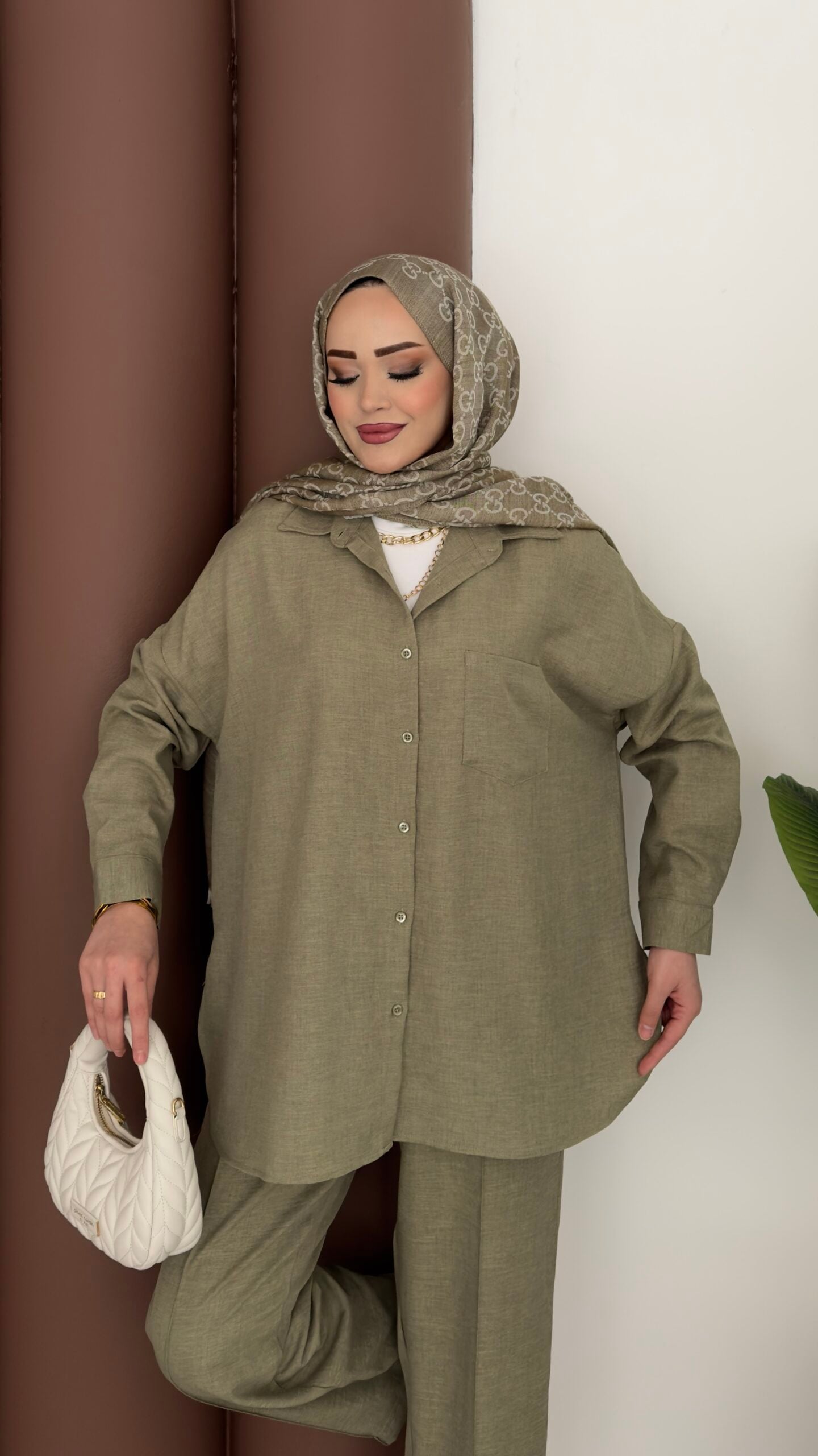 Baggy Keten İkili Takım |  