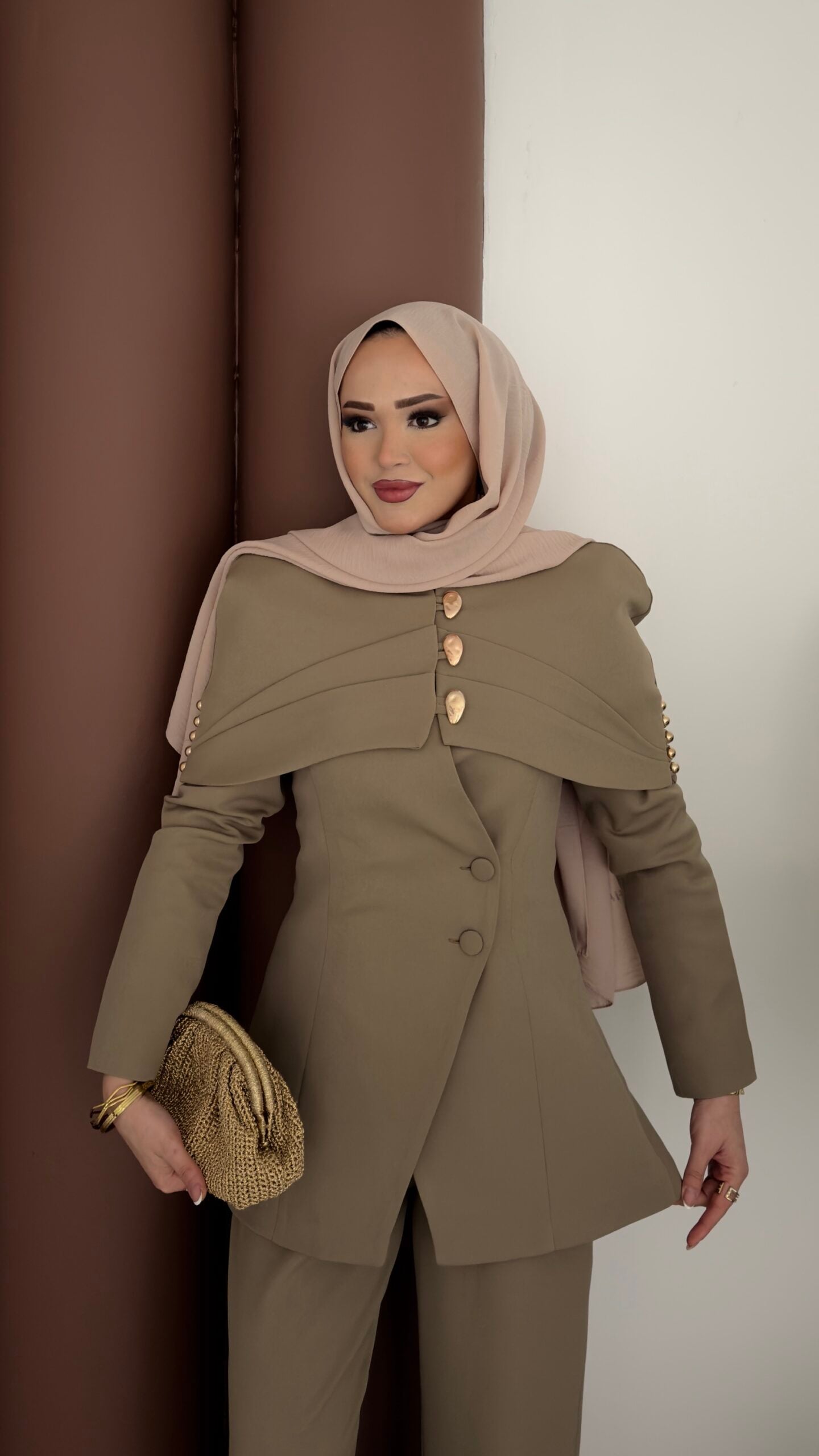 Deluxe Pelerin Blazer İkili Takım |  