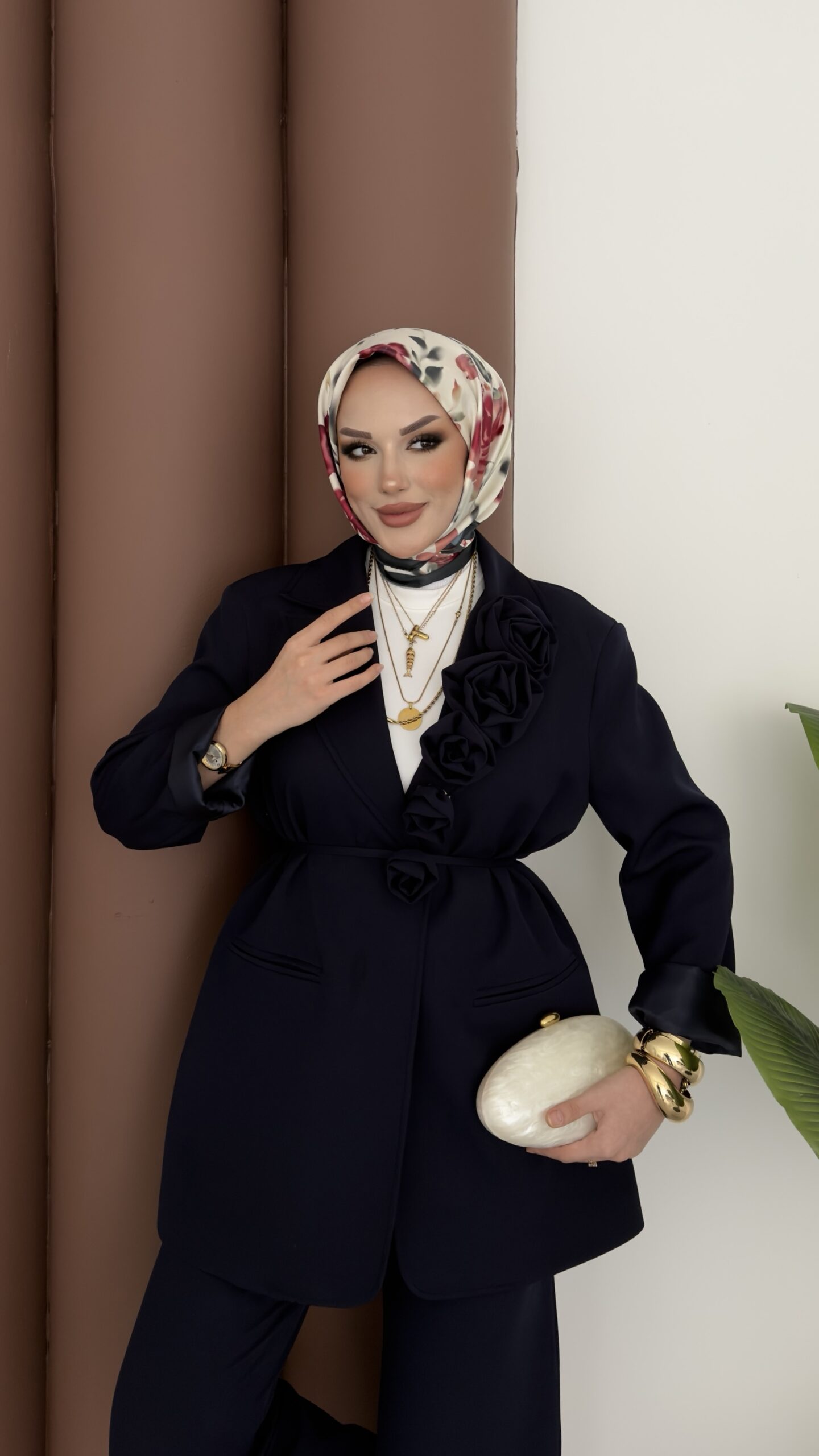 İzabel Güllü Dabıl Ceket İkili Takım |  