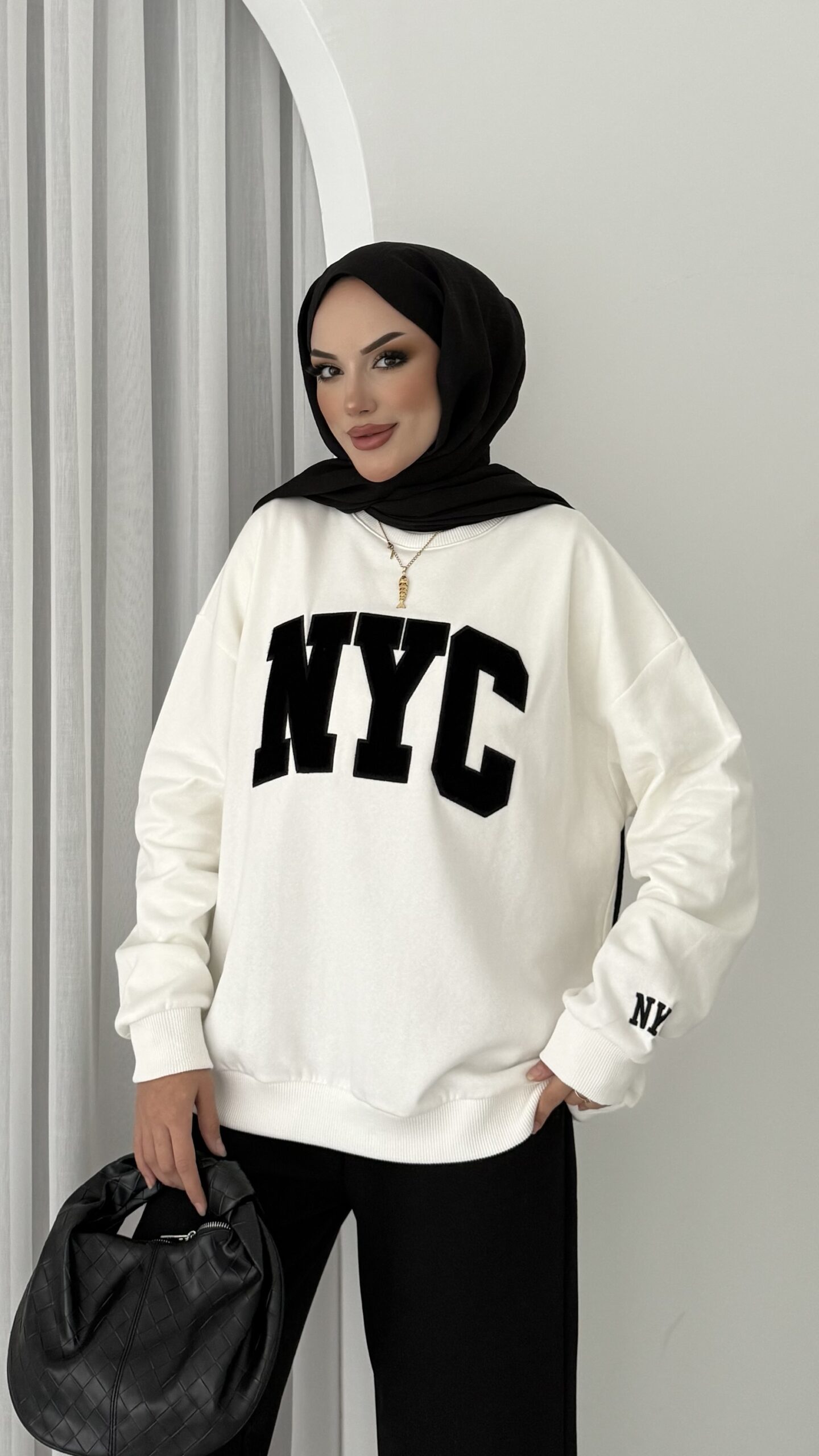 Nyc Şardonlu Sweat |  