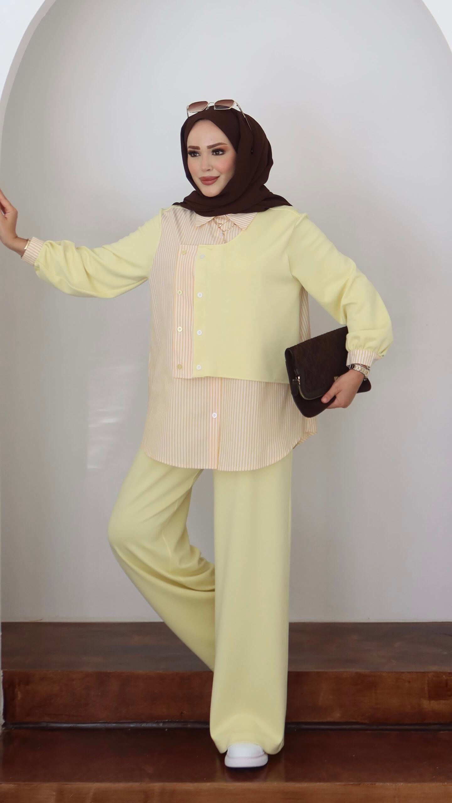 Garny Shirt Twist Muadil İkili Takım |  